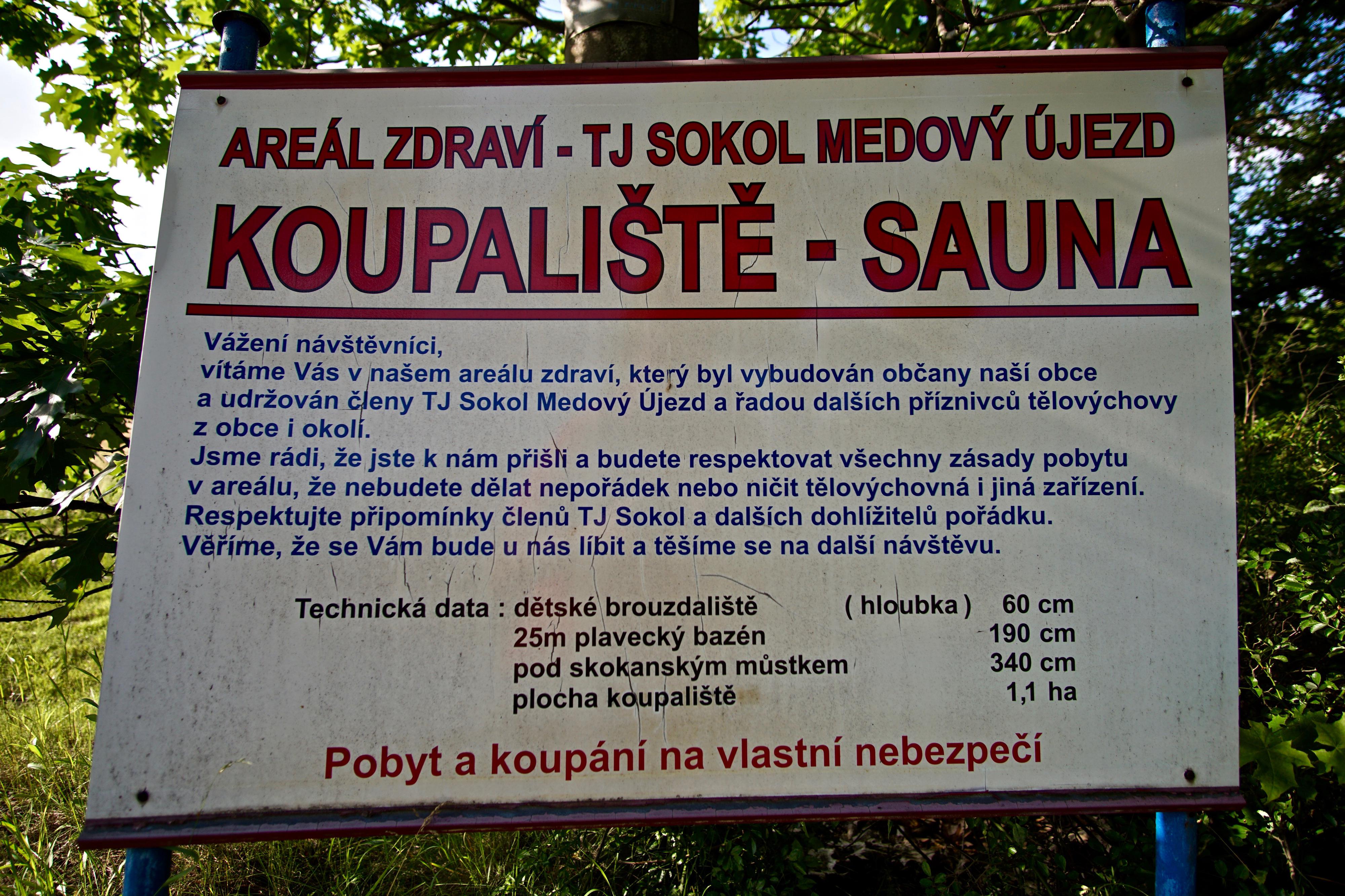 Přírodní koupaliště Medový Újezd foto 5