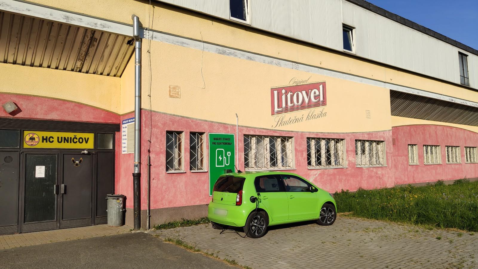 HC Uničov - nabíjecí stanice