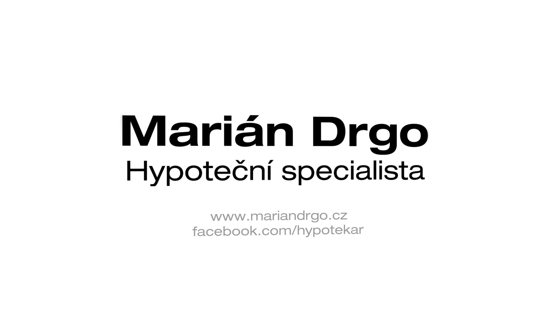 Marián Drgo - Hypoteční specialista foto 2 (náhled videa)