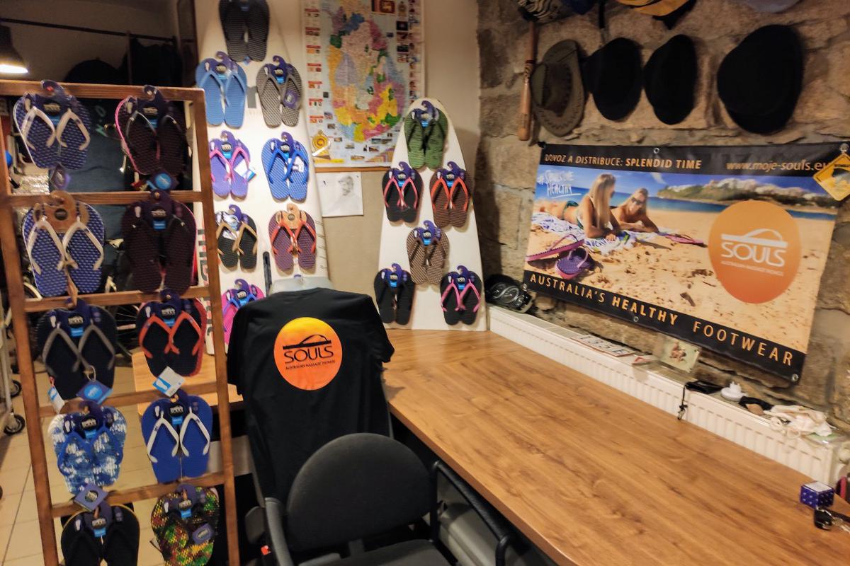 Australské masážní žabky SOULS