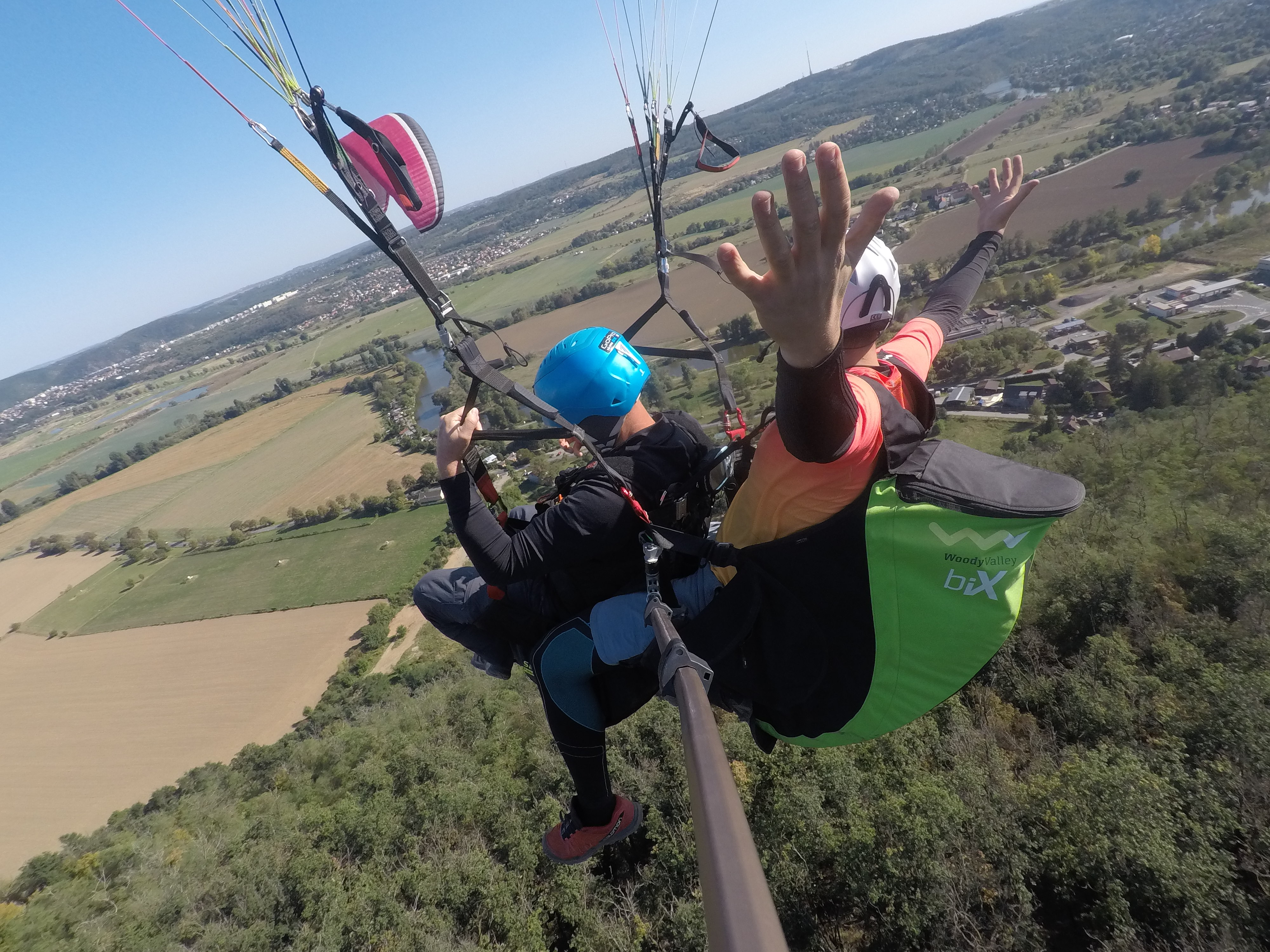 Tandem paragliding nad Prahou foto 3