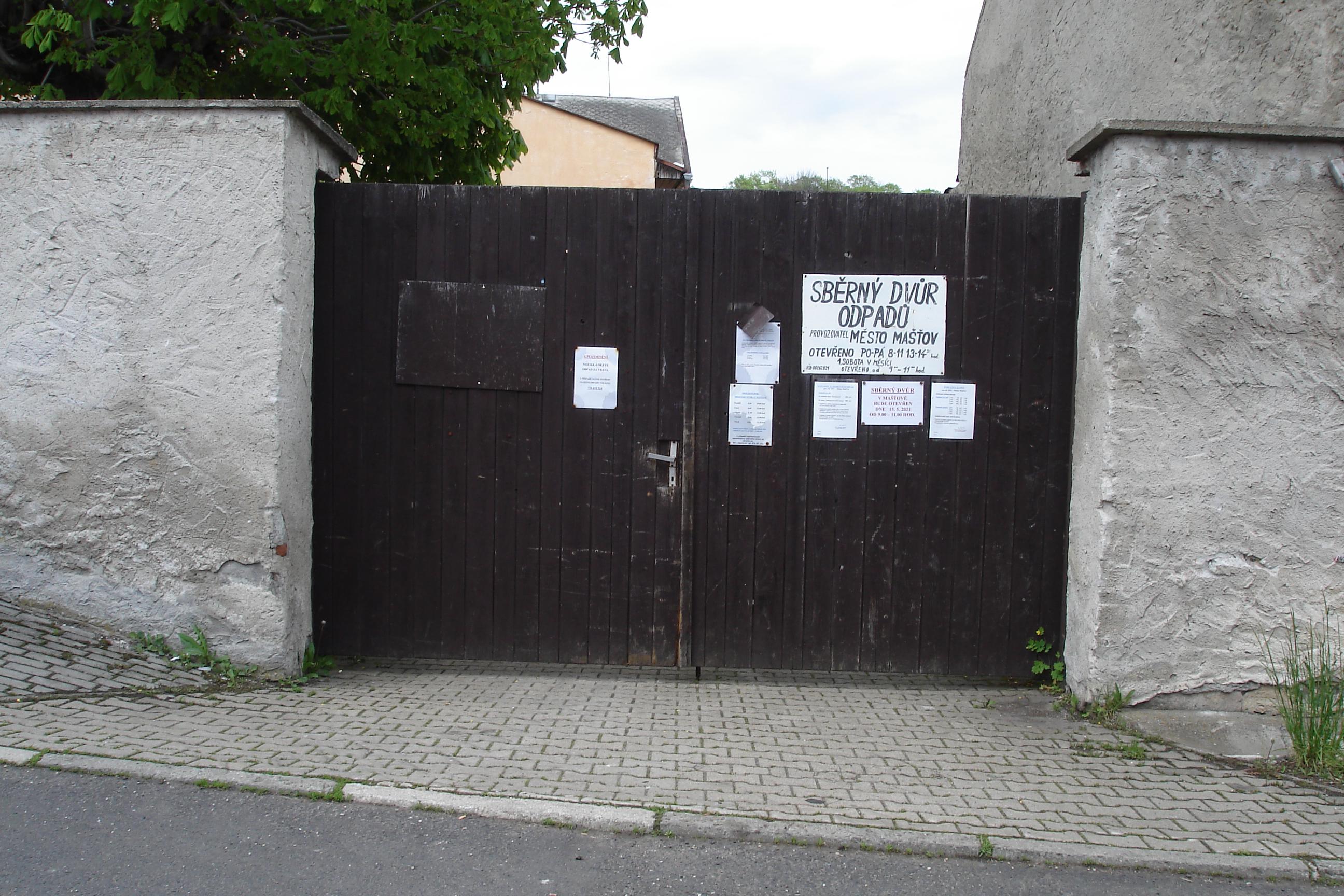 Sběrný dvůr Mašťov