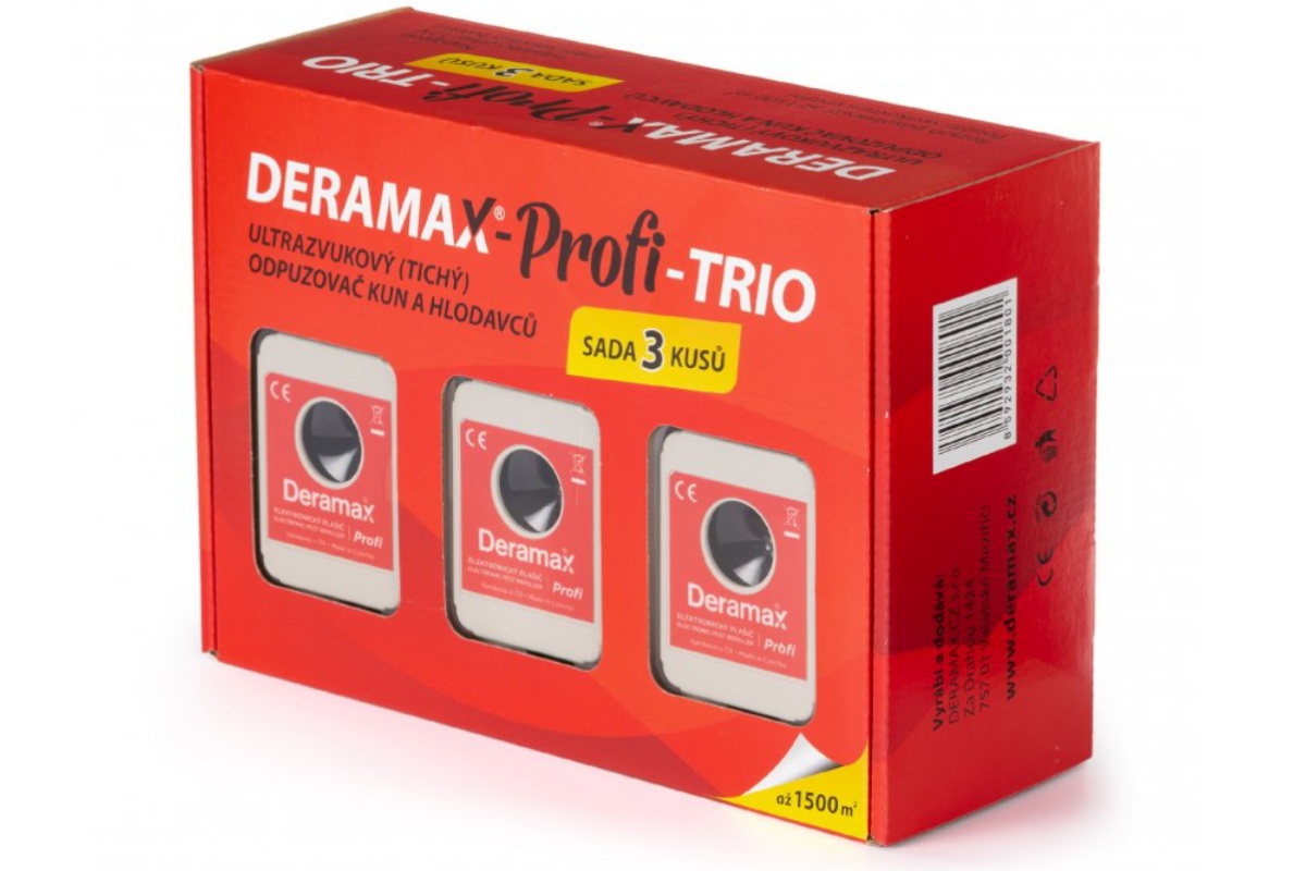 Elektronické plašiče Deramax