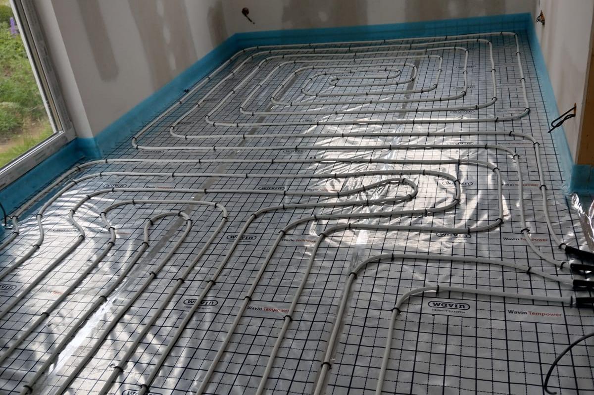 Podlahové vodní topení s kvalitním TČ