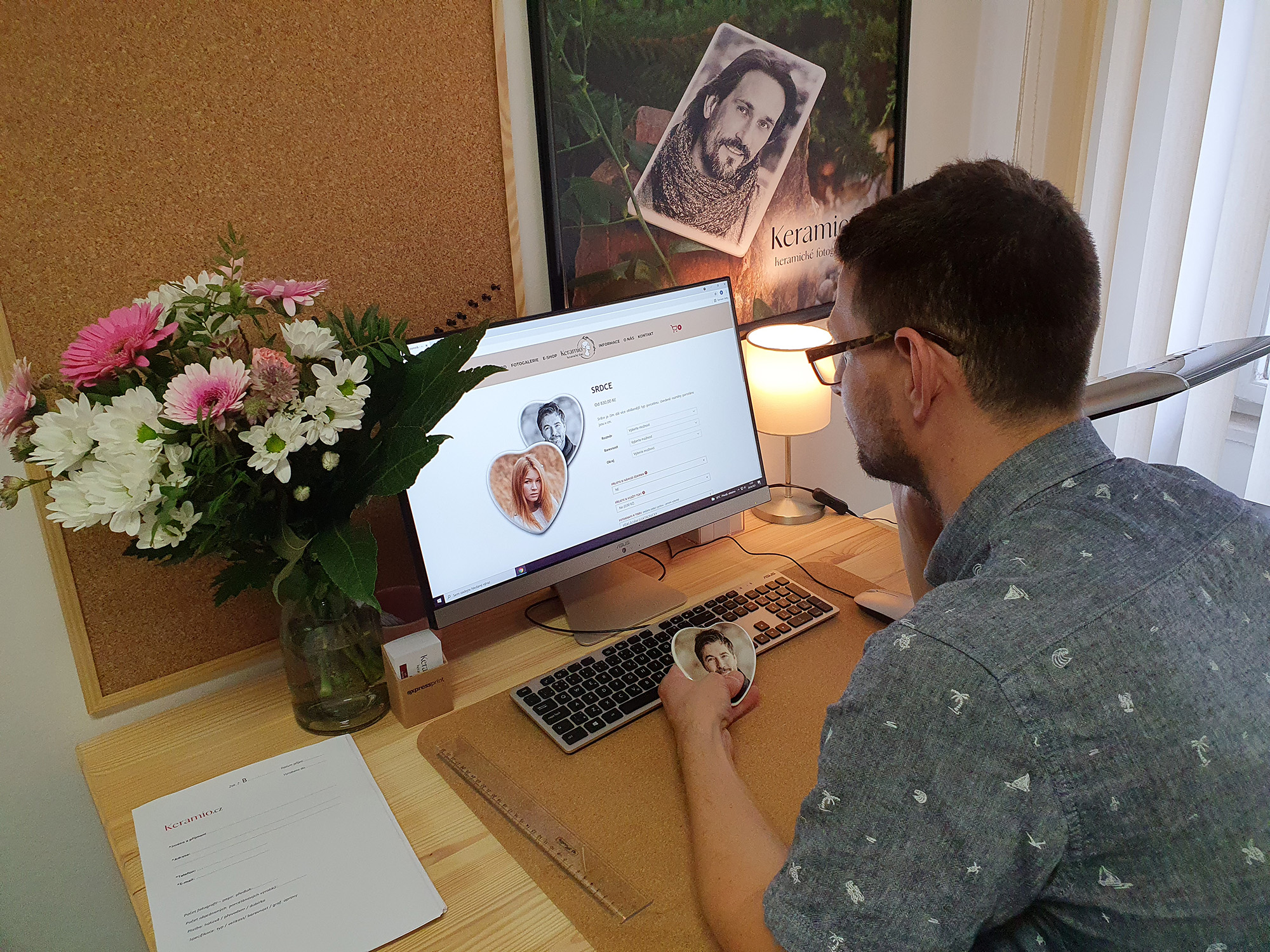 Foto na hrob - KERAMIO foto 6