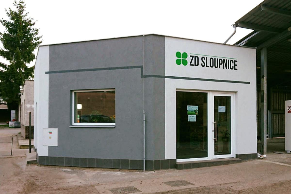 Čerpací stanice pohonných hmot ZD Sloupnice