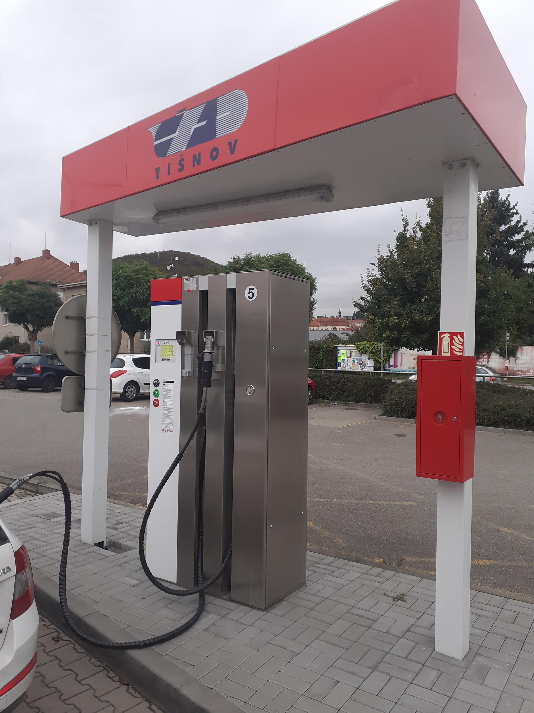 ČSAD Tišnov - čerpací stanice CNG foto 2