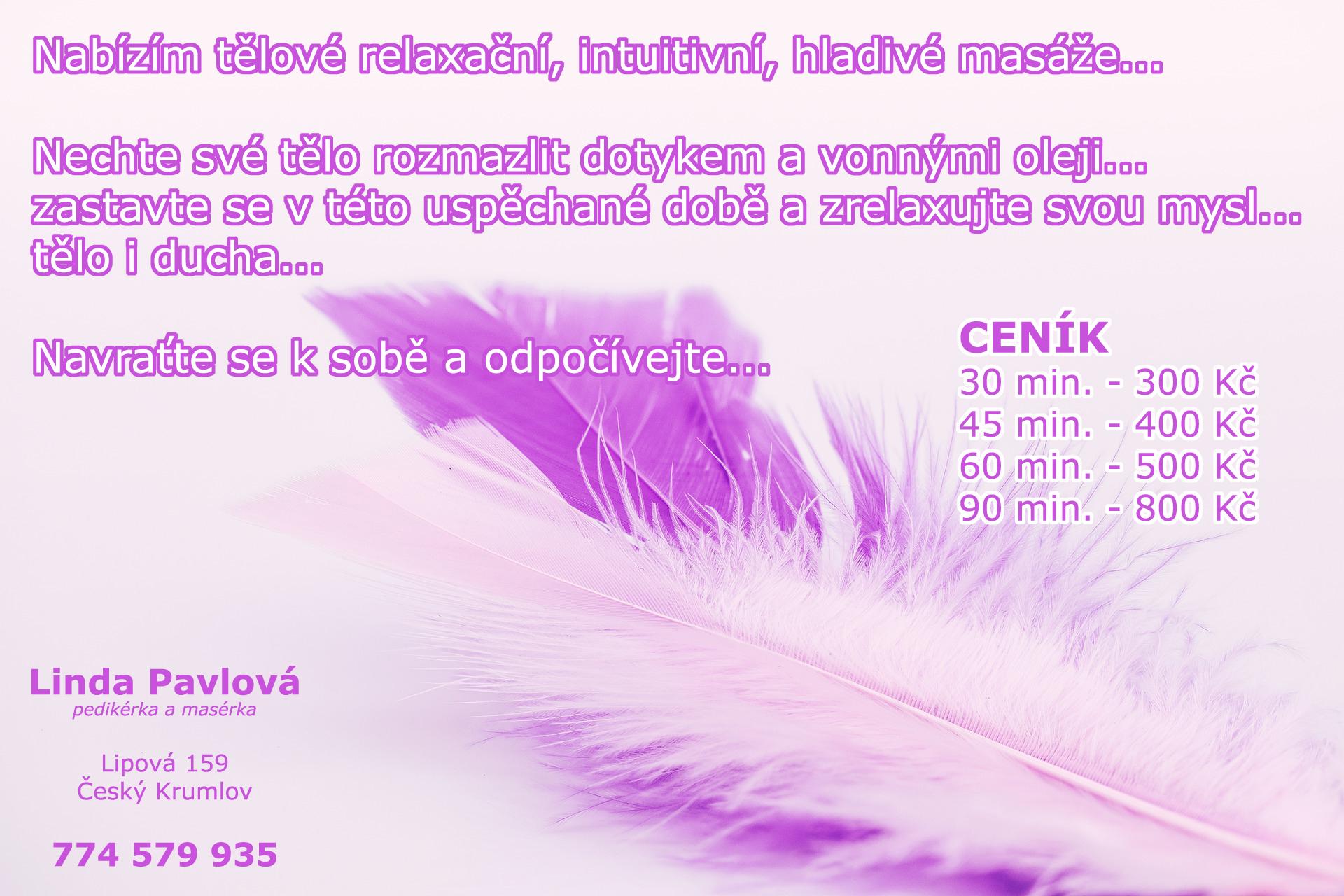 Pedikúra a masáže Linda Pavlová foto 2