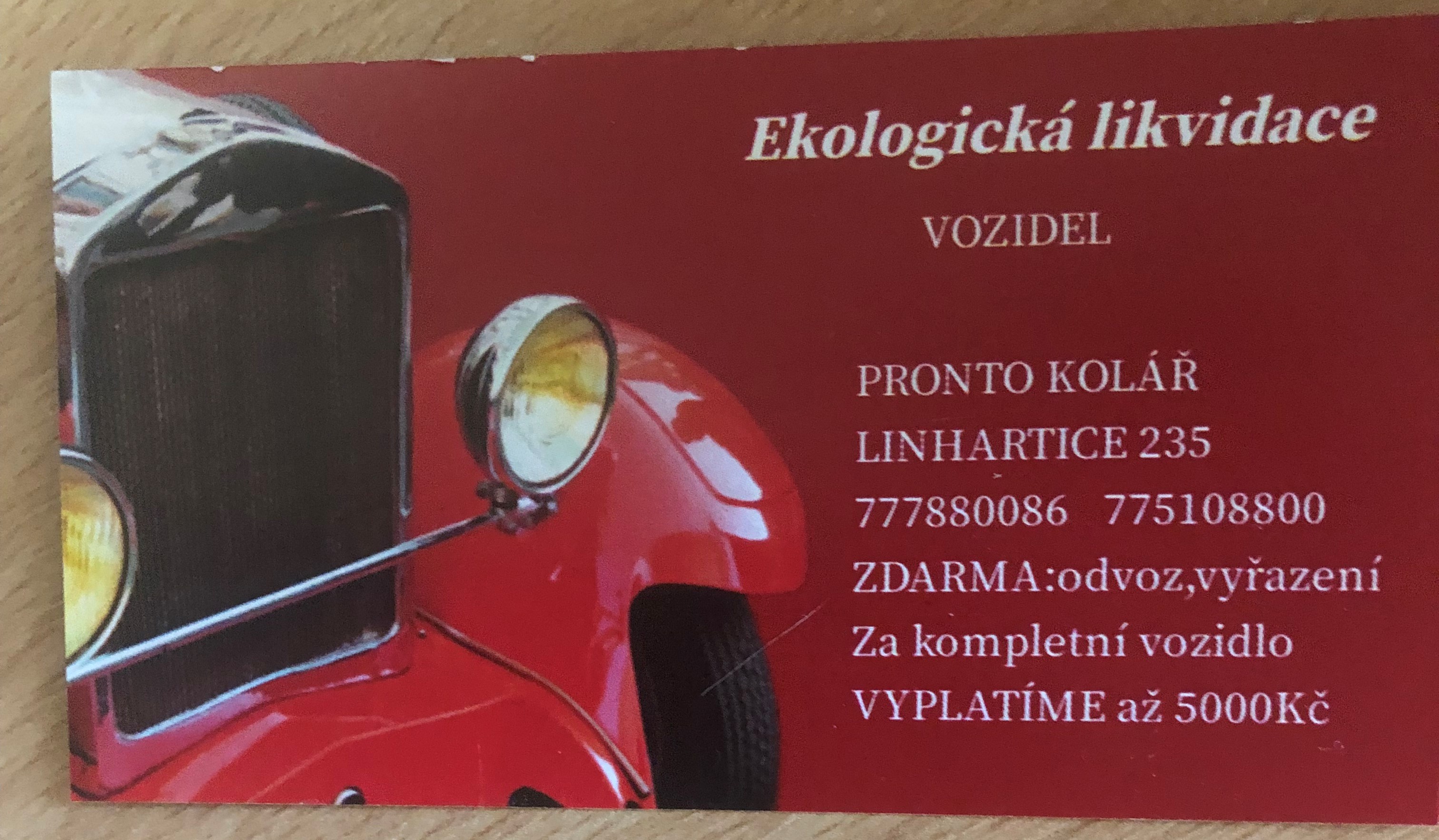 PRONTO KOLÁŘ foto 2