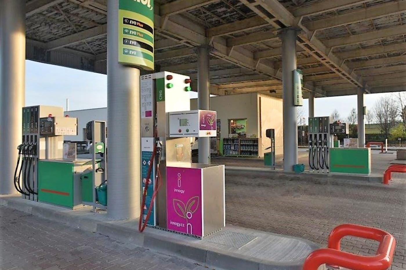 innogy plnicí stanice CNG