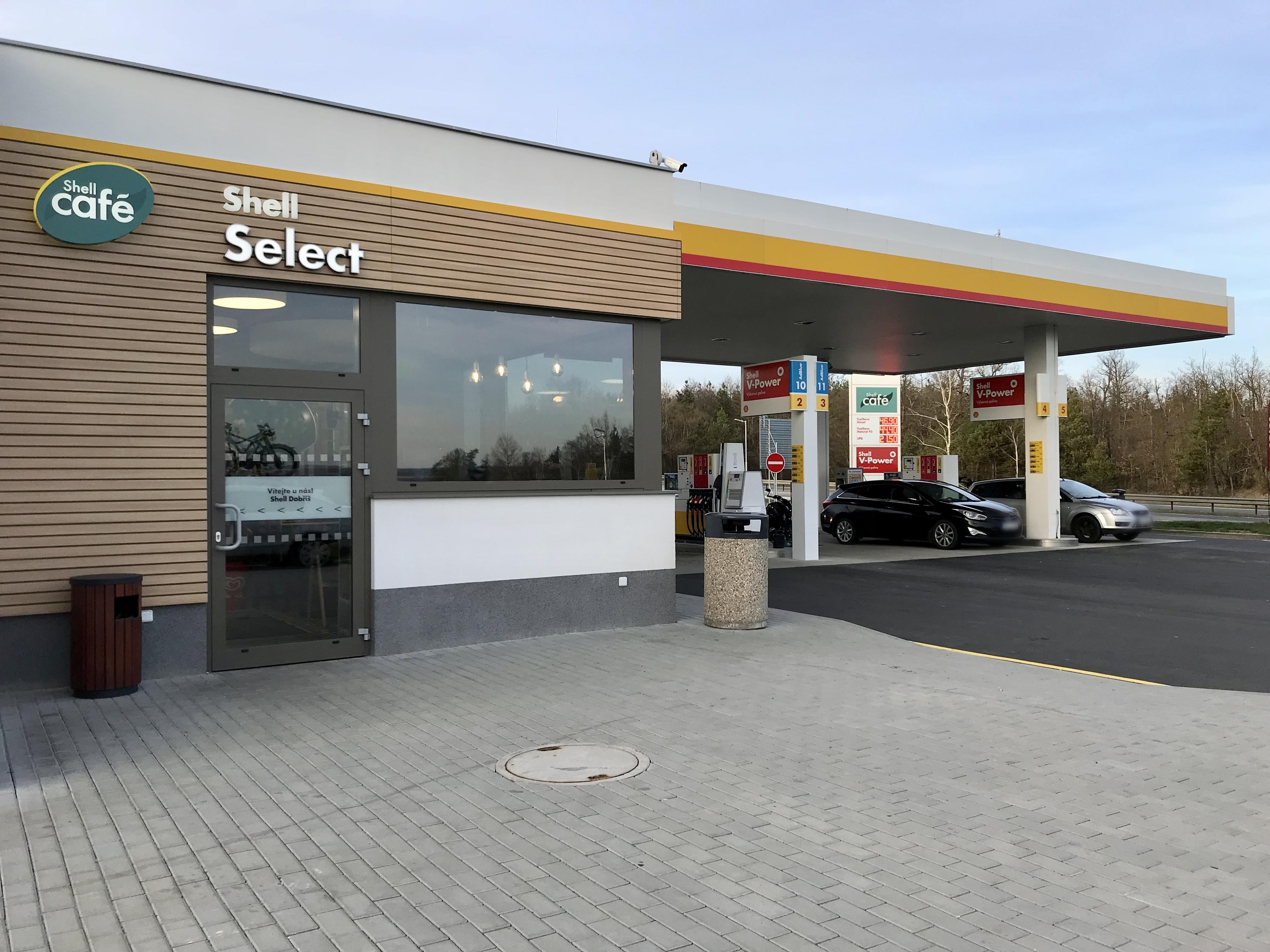 Občerstvení na čerpací stanici