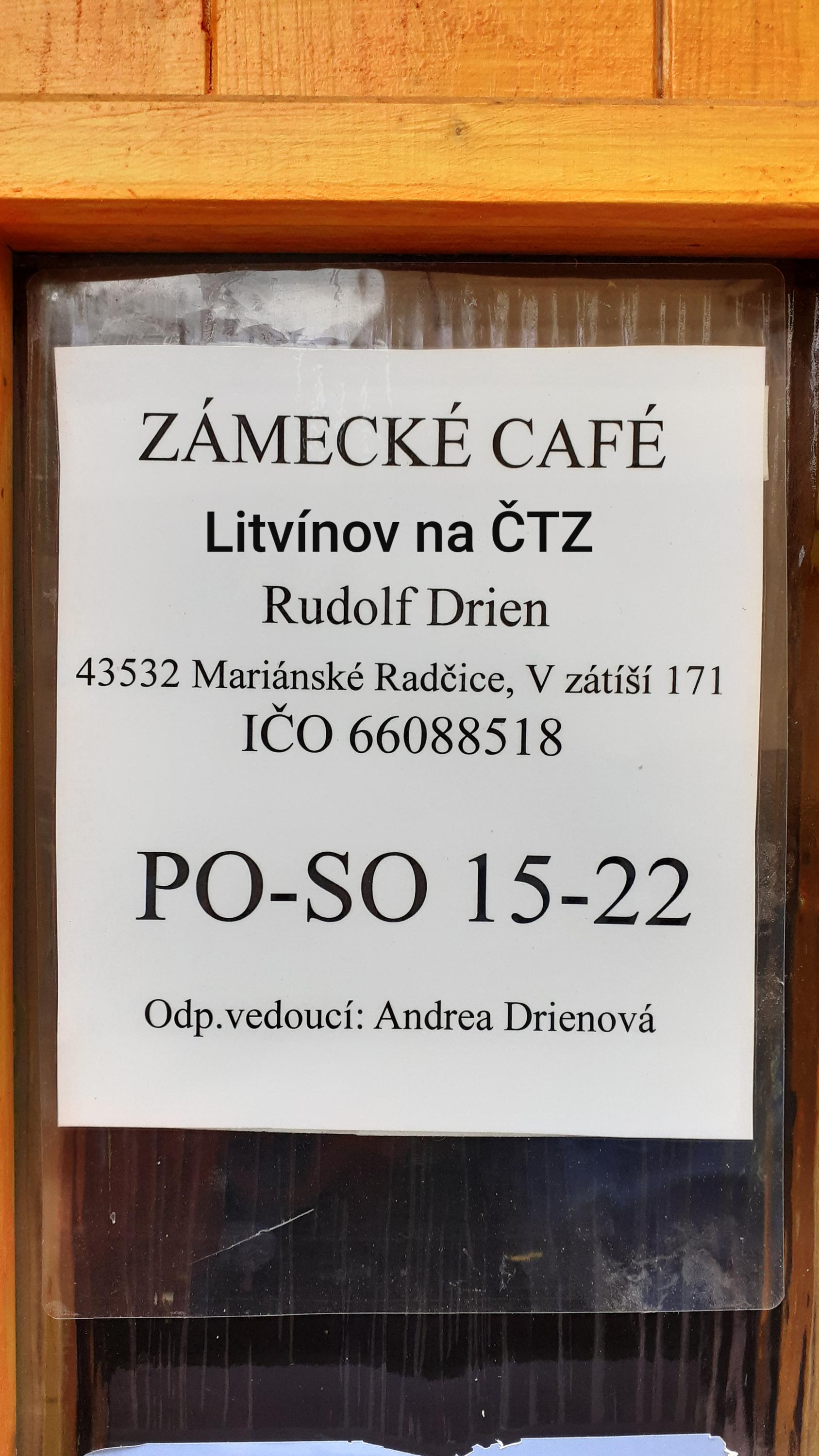 Kavárna Zámecké café foto 2