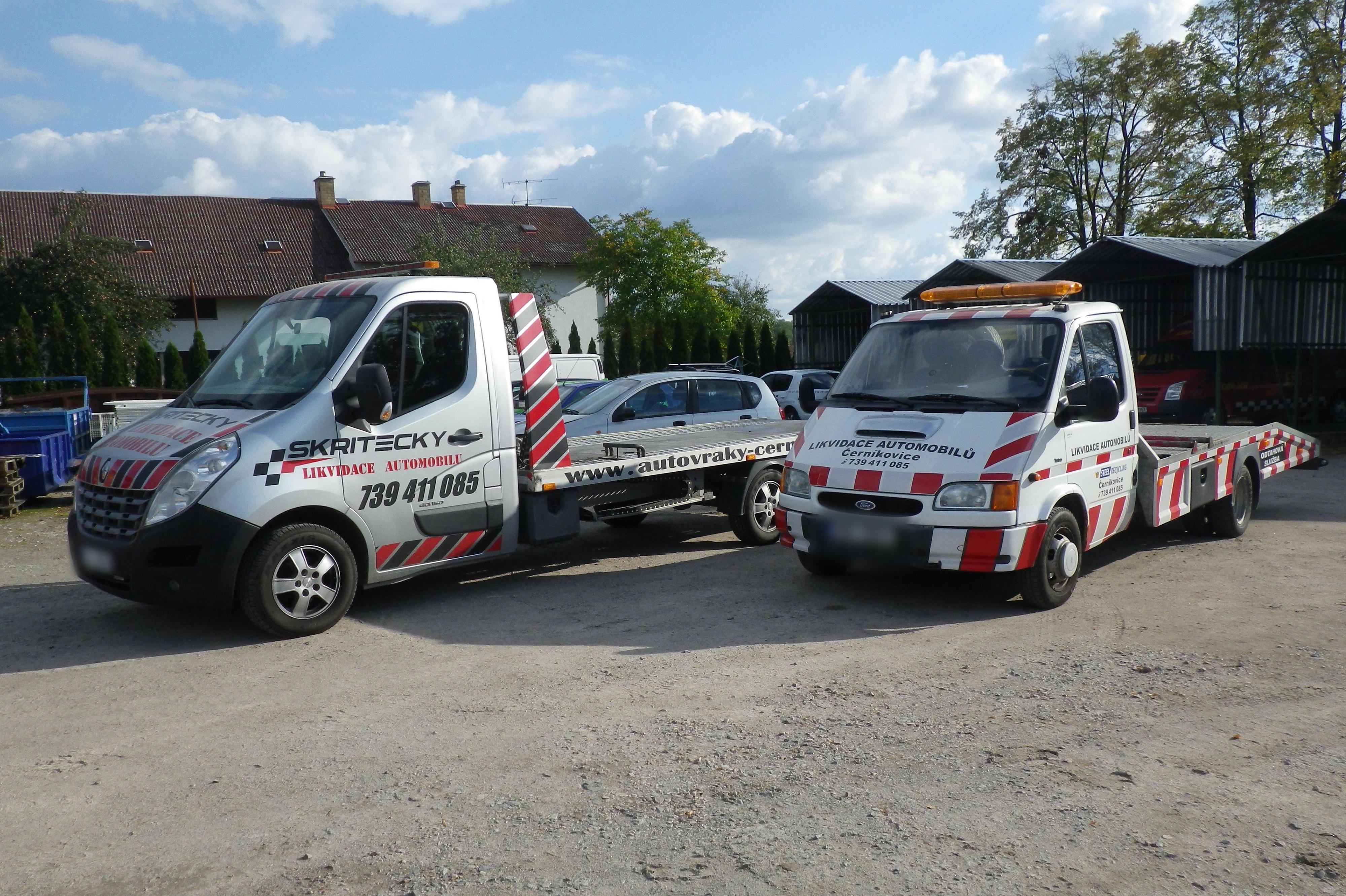 LIKVIDACE AUTOVRAKŮ ČERNÍKOVICE