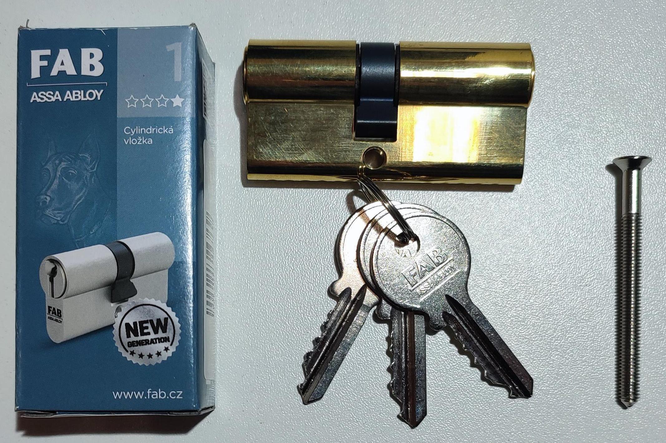 Vložka cylindrická FAB NG