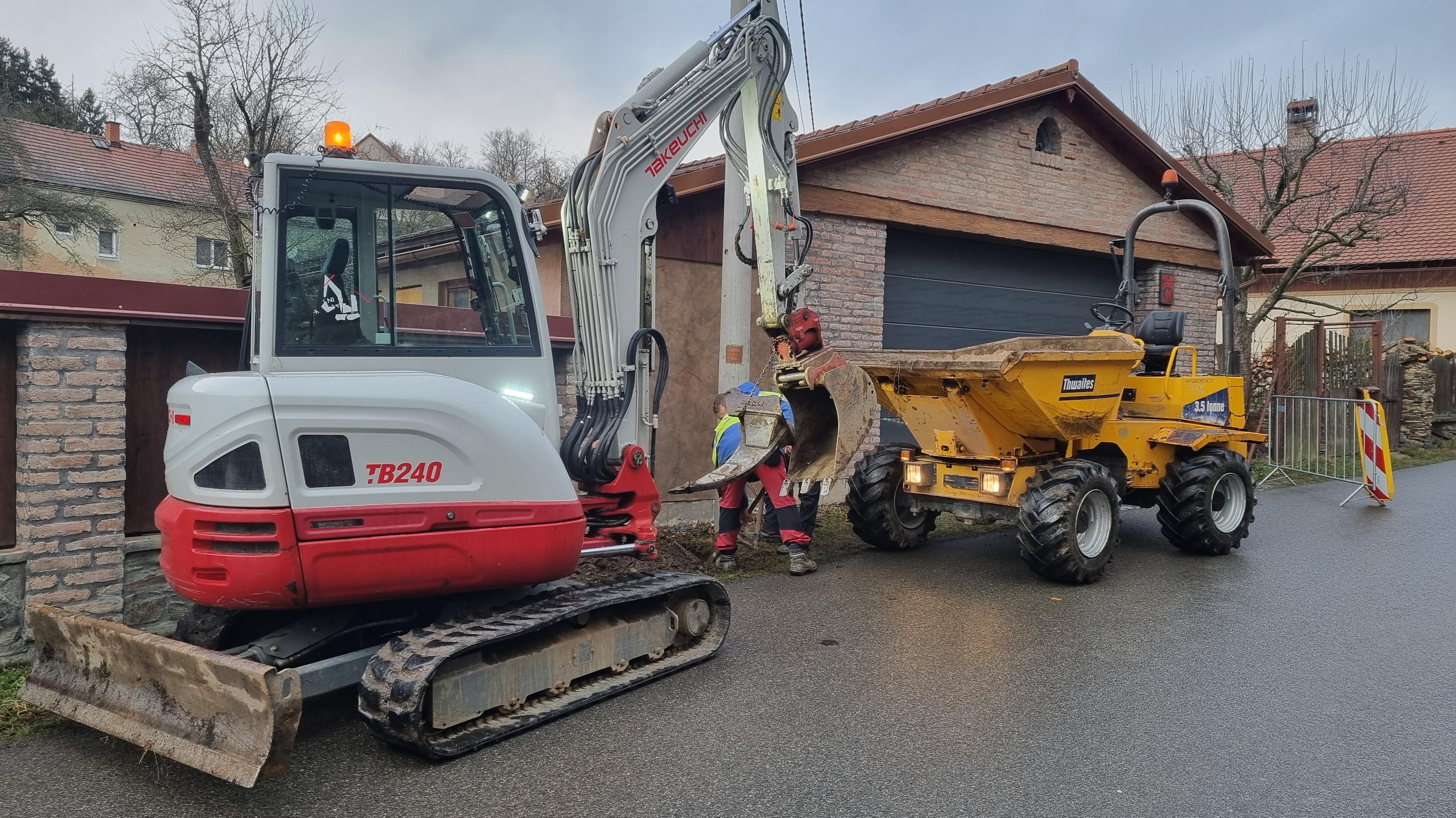 Zemní práce minibagry Urbánek foto 3