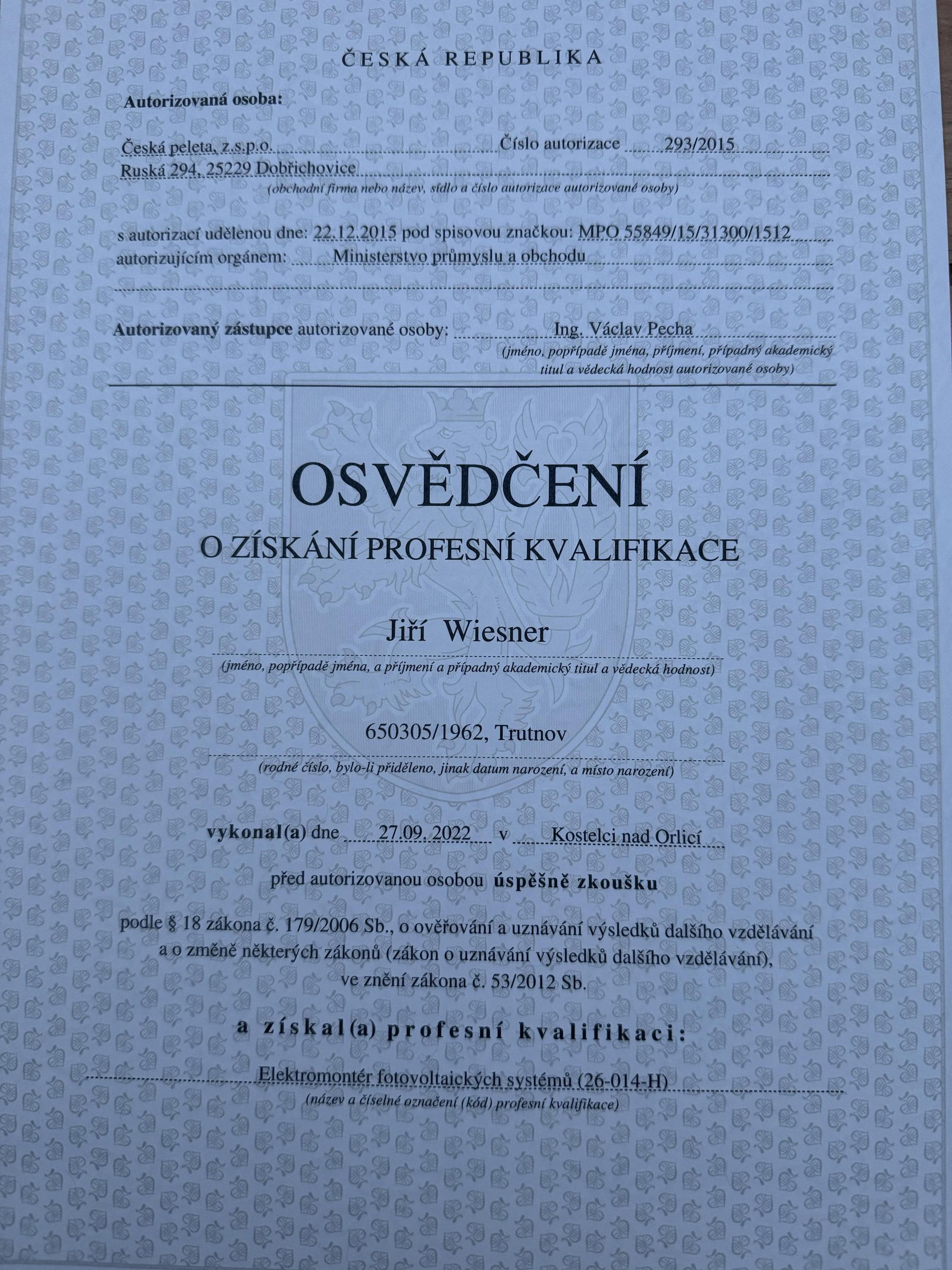 Hromosvody Jiří Wiesner foto 2