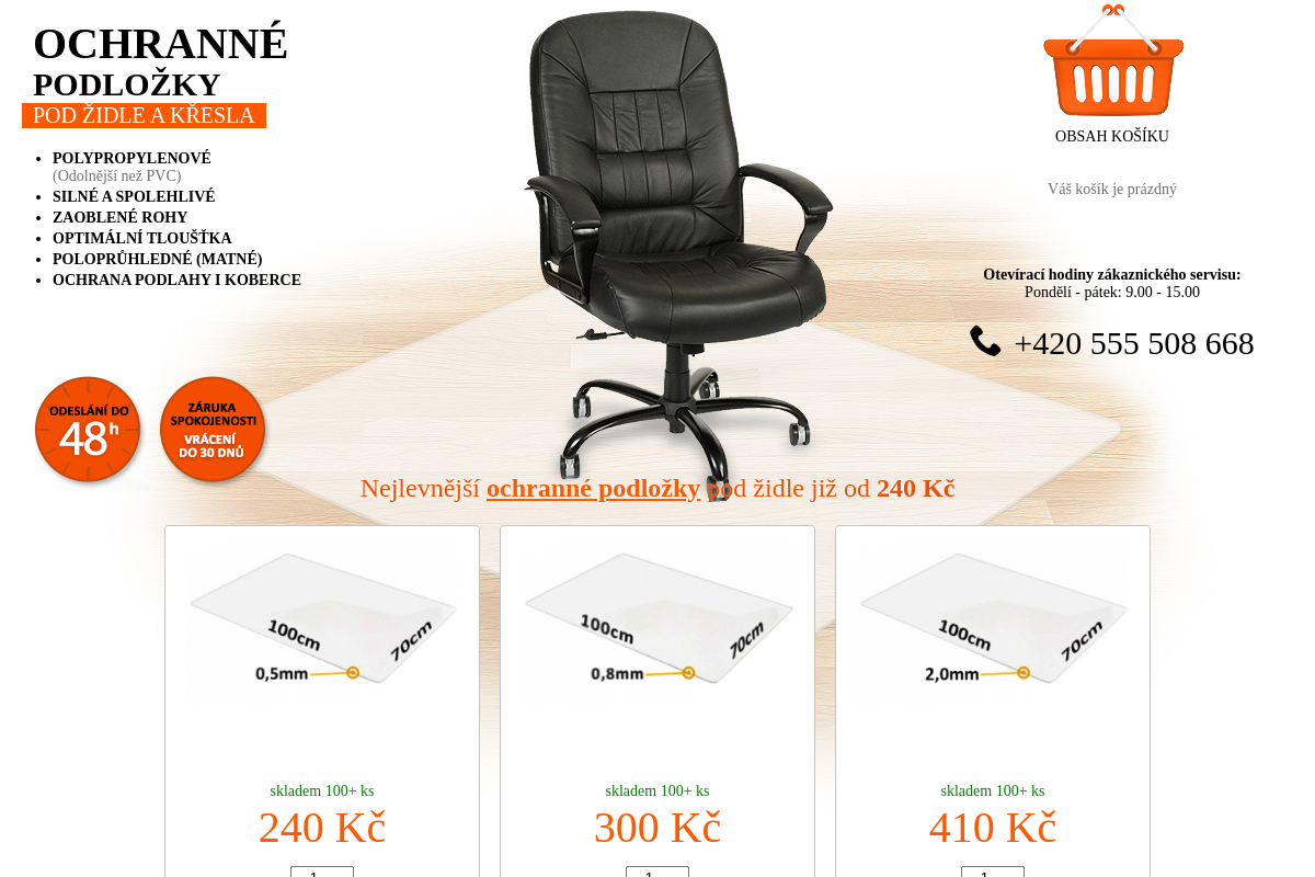 Podlozkypodzidle.eu
