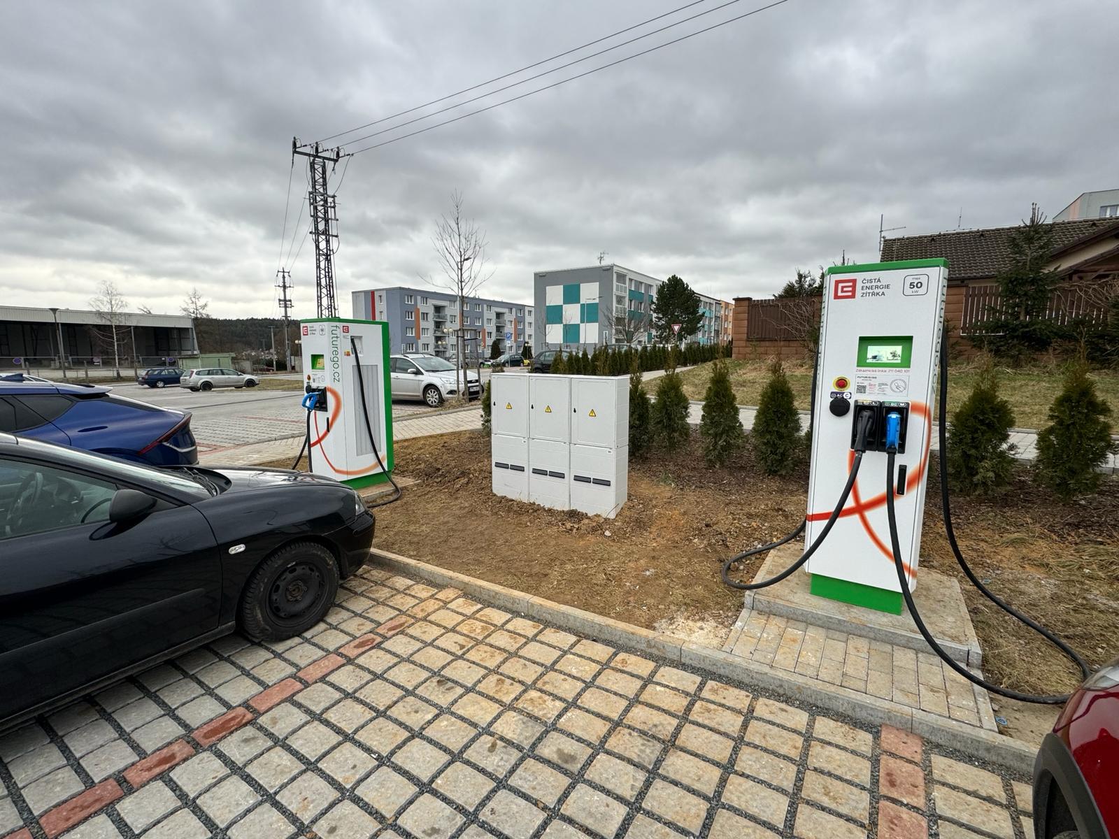 Nabíjecí stanice ČEZ