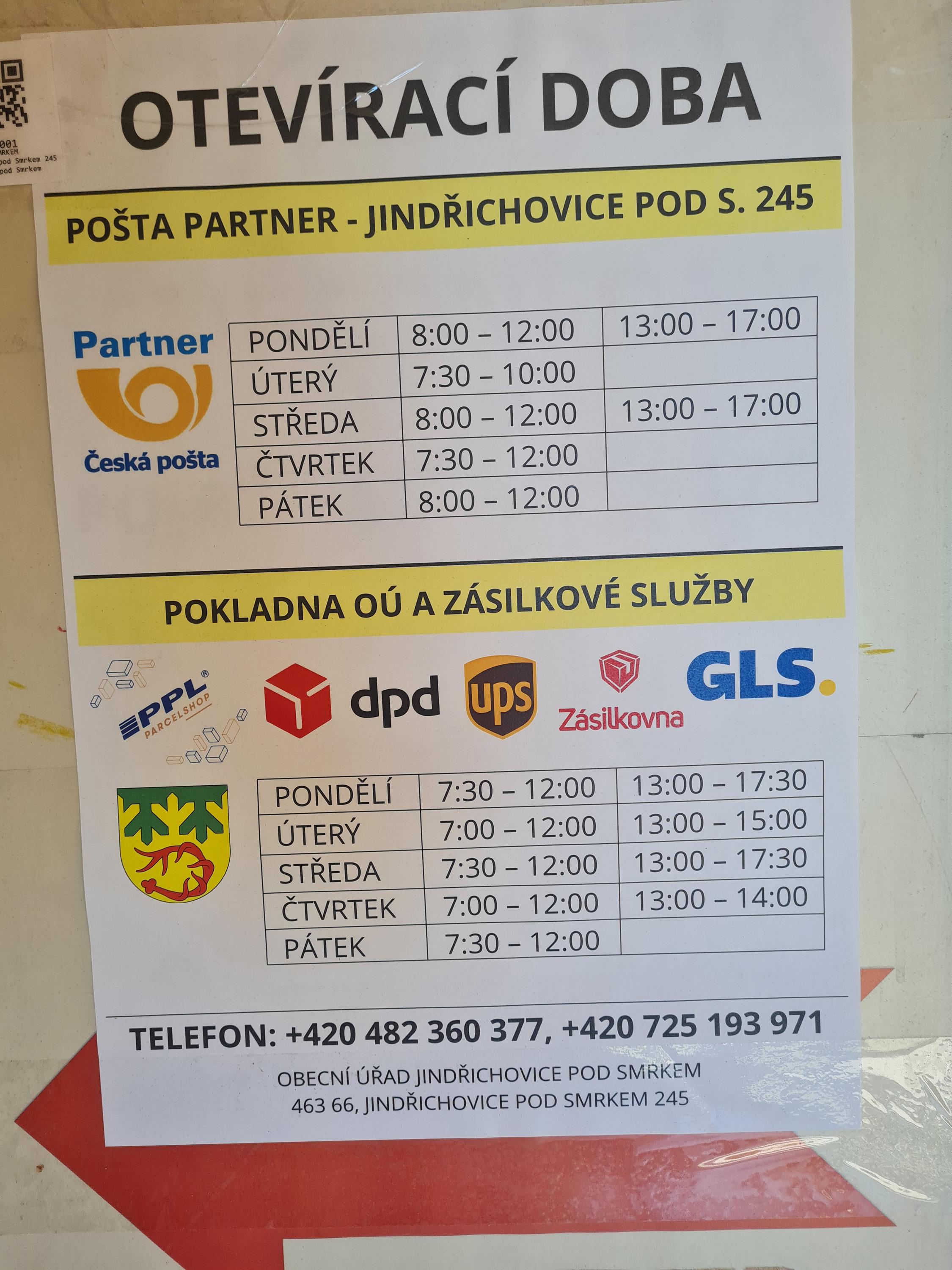 Pošta Jindřichovice pod Smrkem foto 2