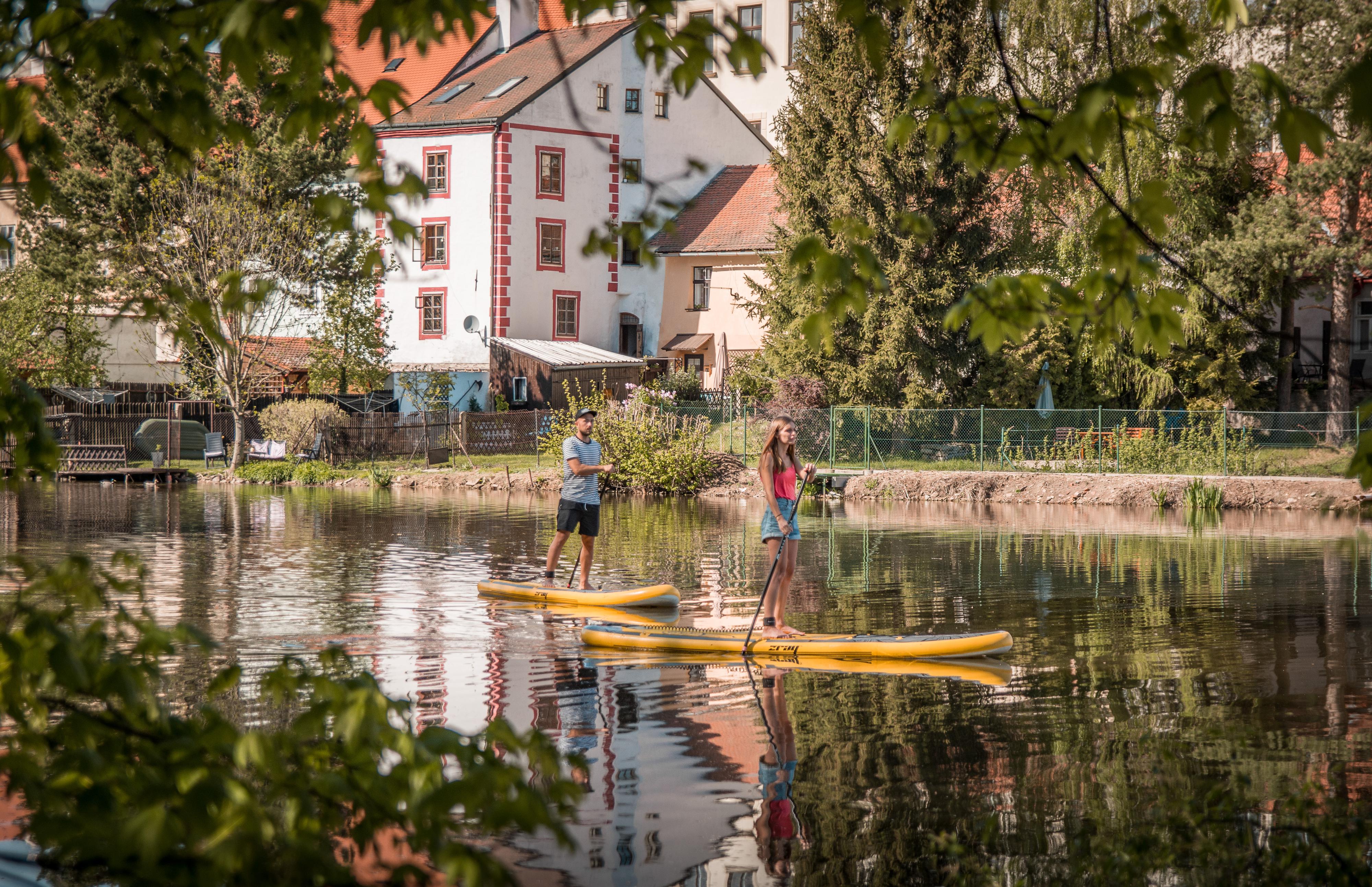 Paddleboardy Telč