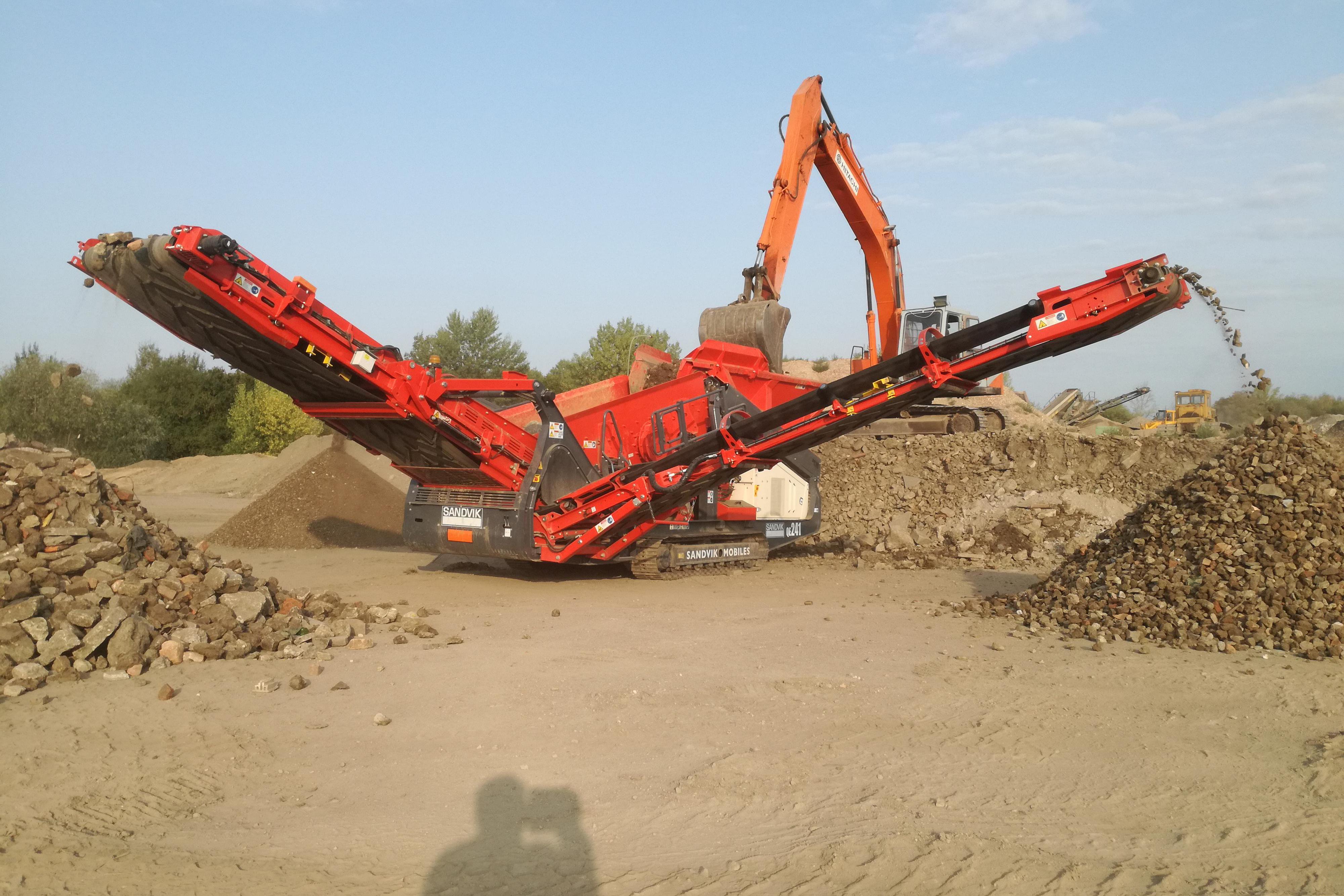 Třídění stavebních materiálů