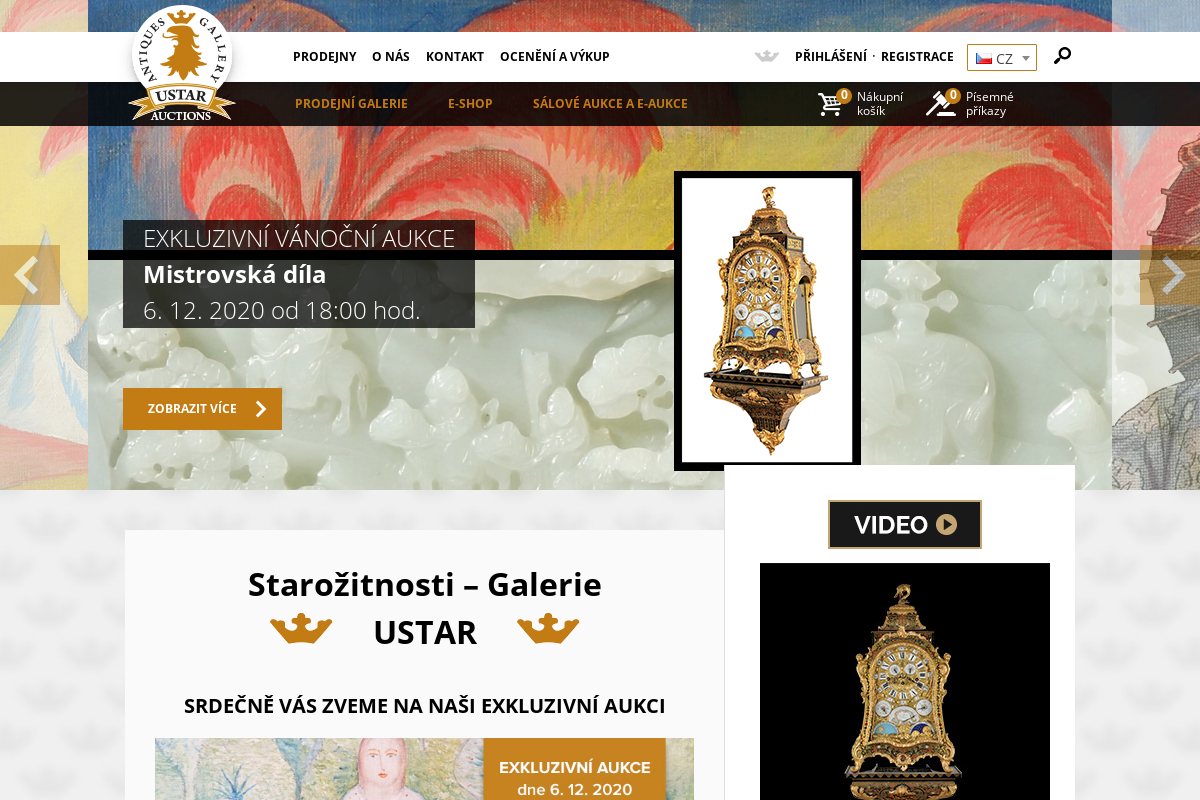 Starožitnosti - Galerie USTAR s.r.o. - Ustar.cz foto 1