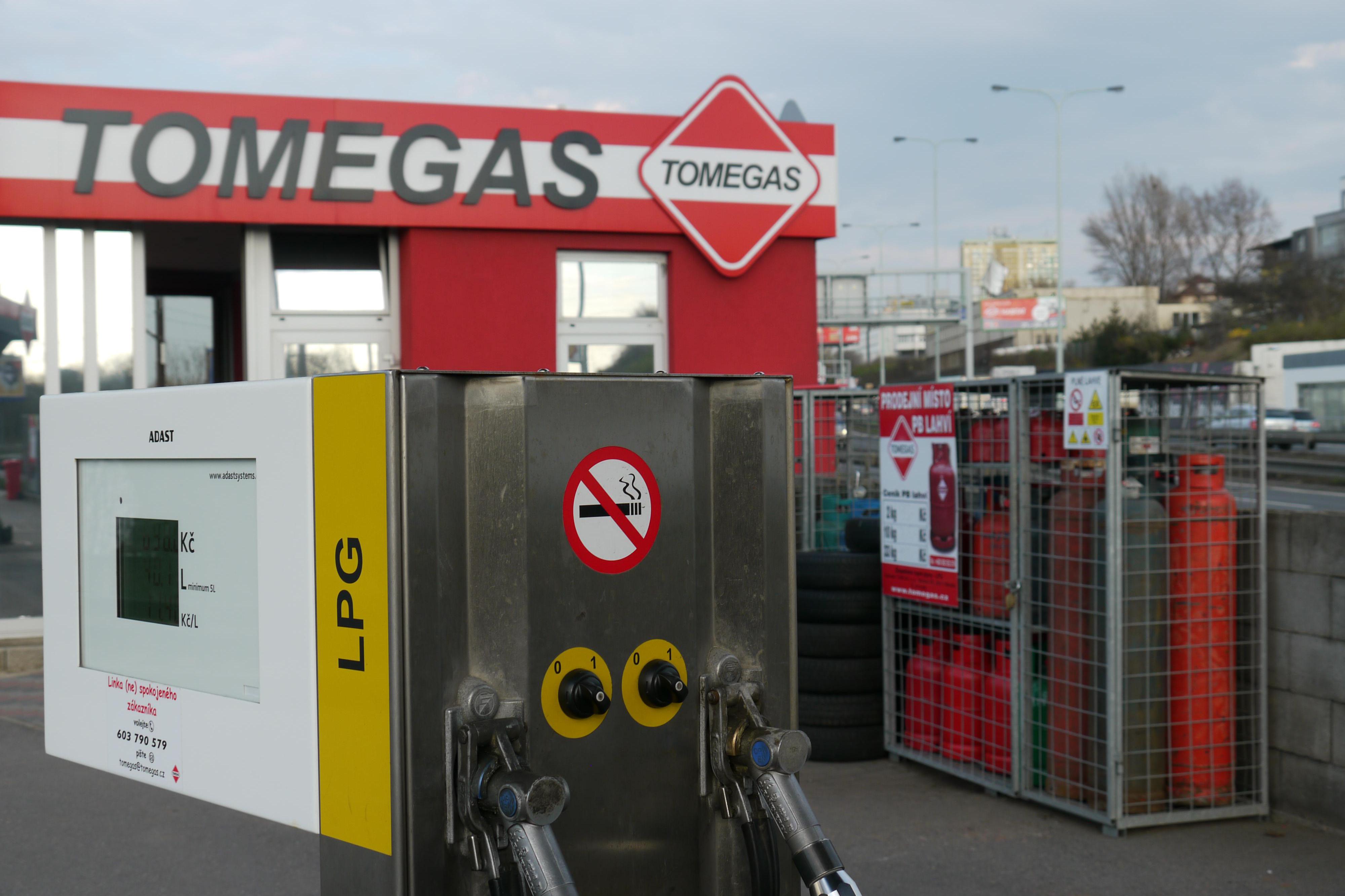 Čerpací stanice LPG TOMEGAS