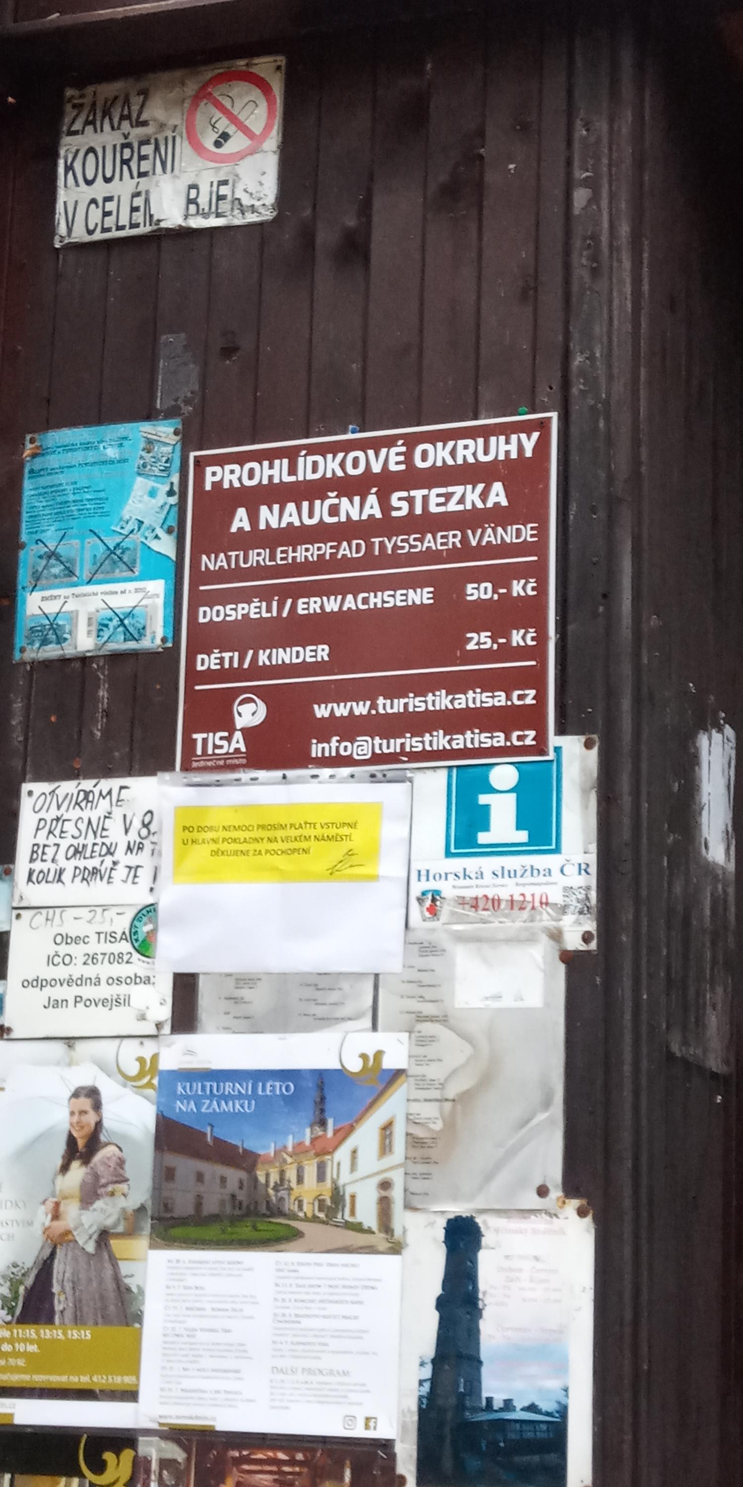 Pokladna Tiské stěny foto 2