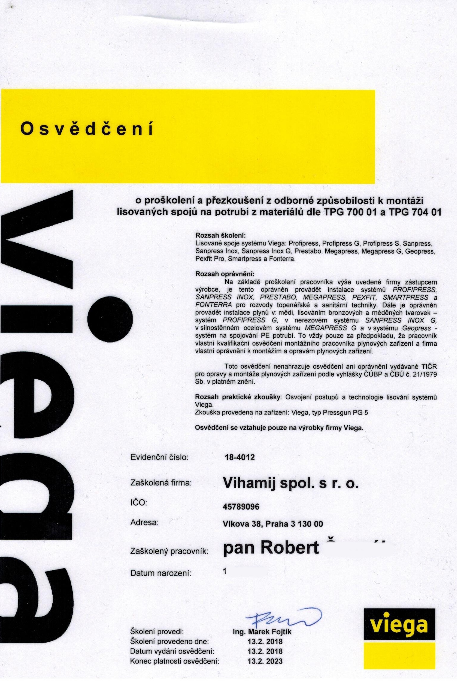 Instalatér Ostrava - Robert Čermák foto 4