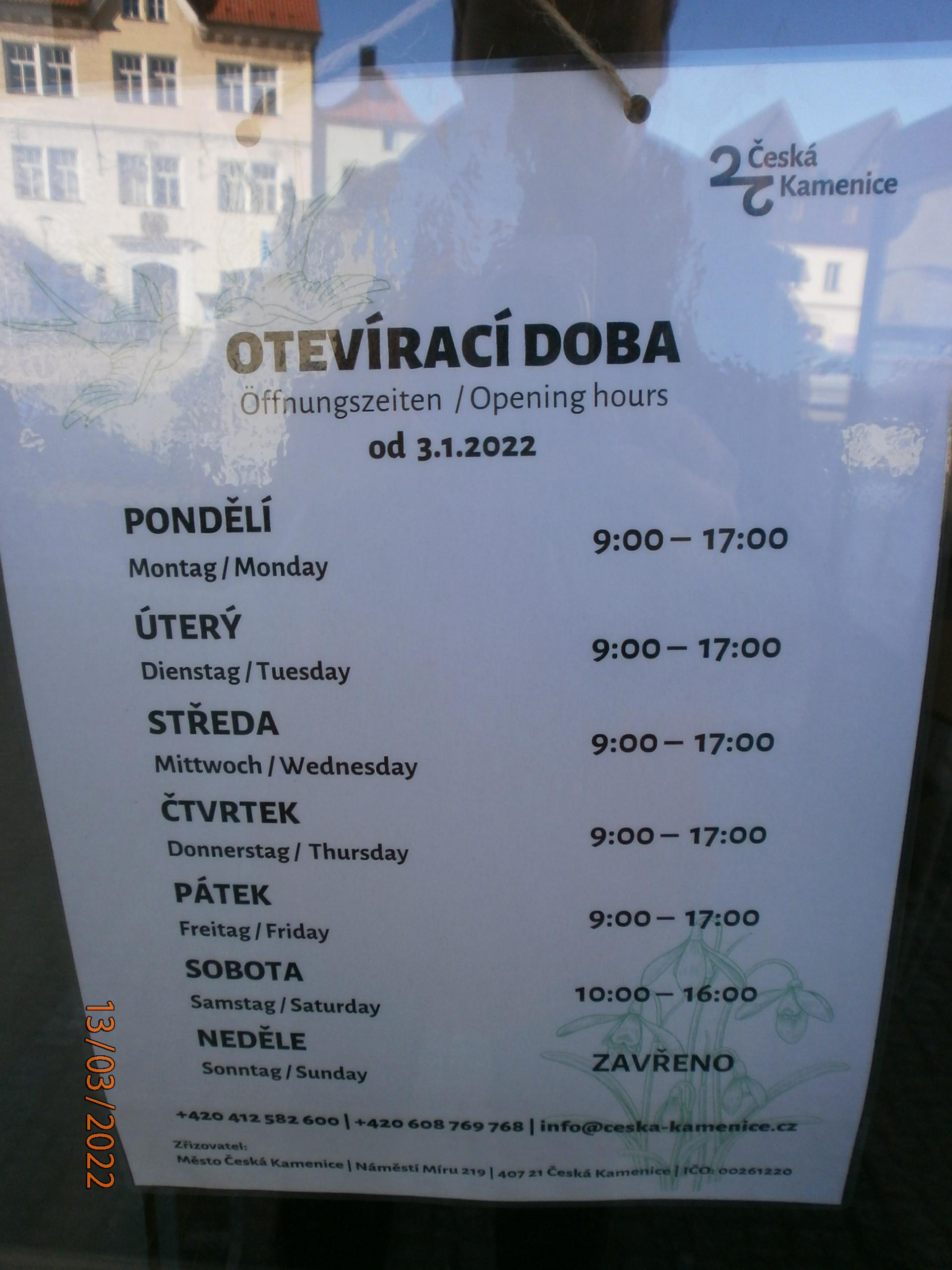 Informační centrum města Česká Kamenice foto 2