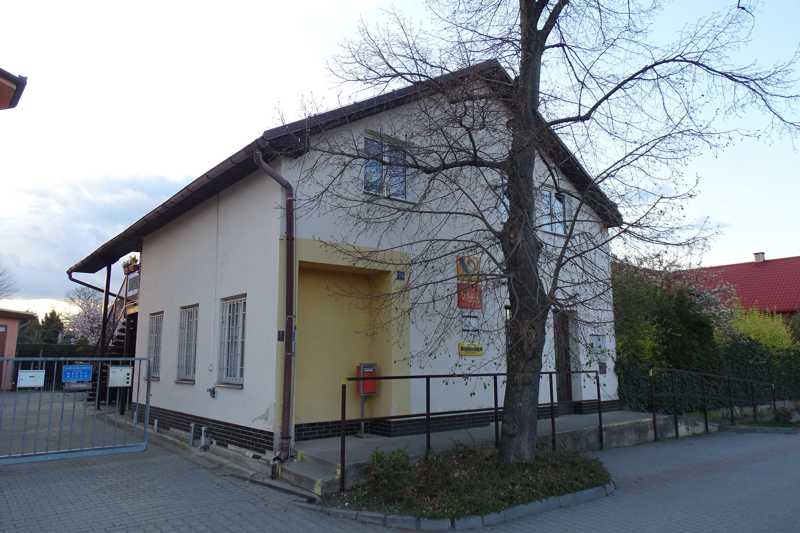 Pošta Kojetice u Prahy