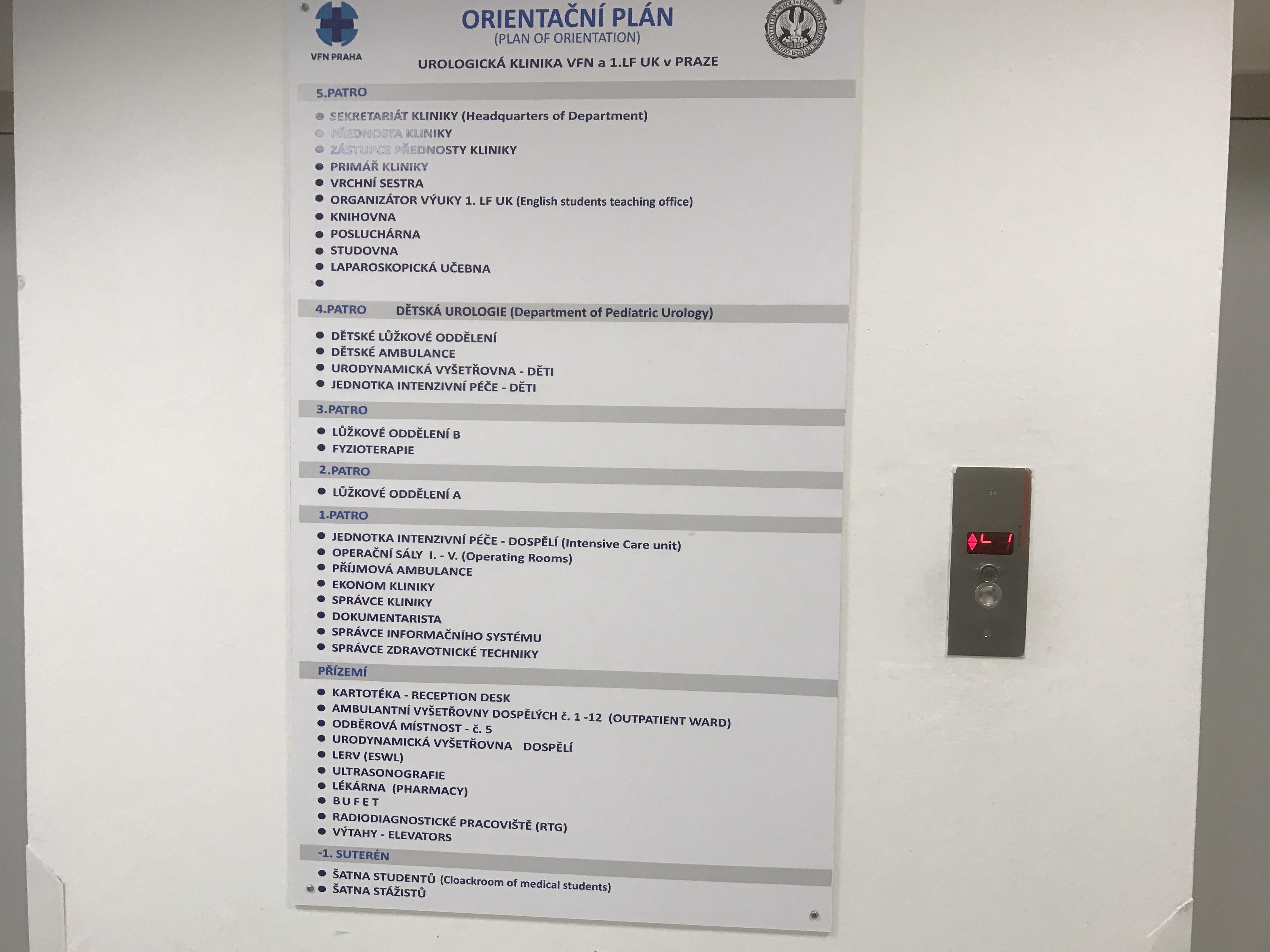 Urologická klinika VFN a 1. LF UK foto 6