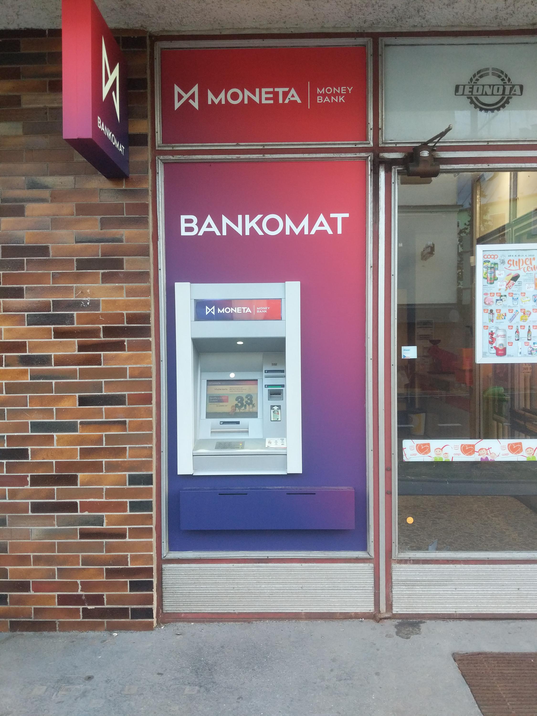 Bankomat MONETA Bank vkladový foto 1