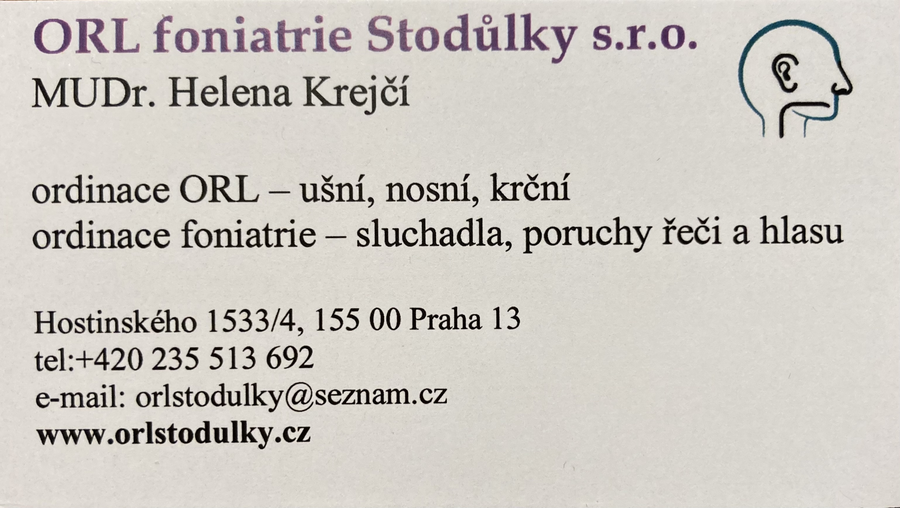 ORL foniatrie Stodůlky, s.r.o. foto 2