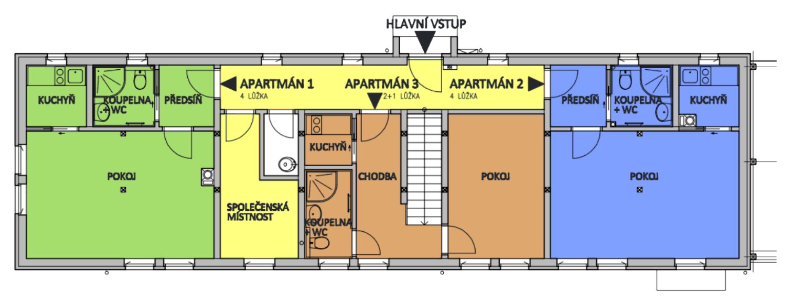 Apartmány ubytování Karpíšek Strážné Krkonoše foto 3