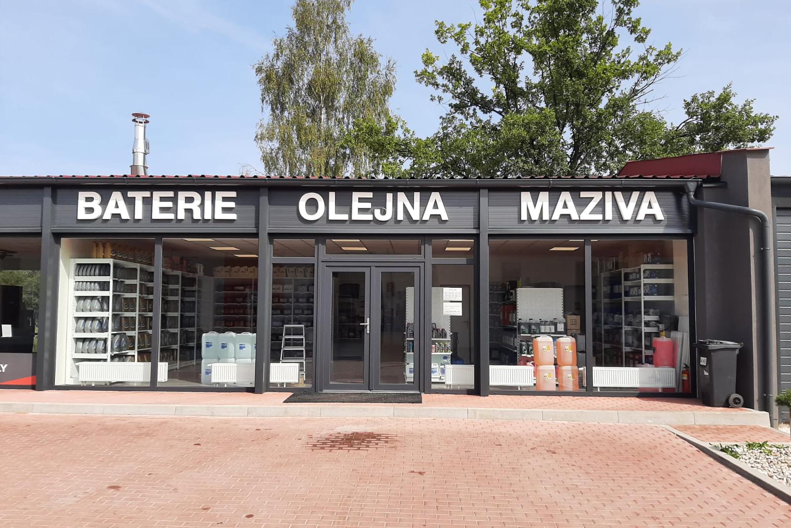 Olejna - prodej autobaterií, olejů, filtrů a autokosmetiky