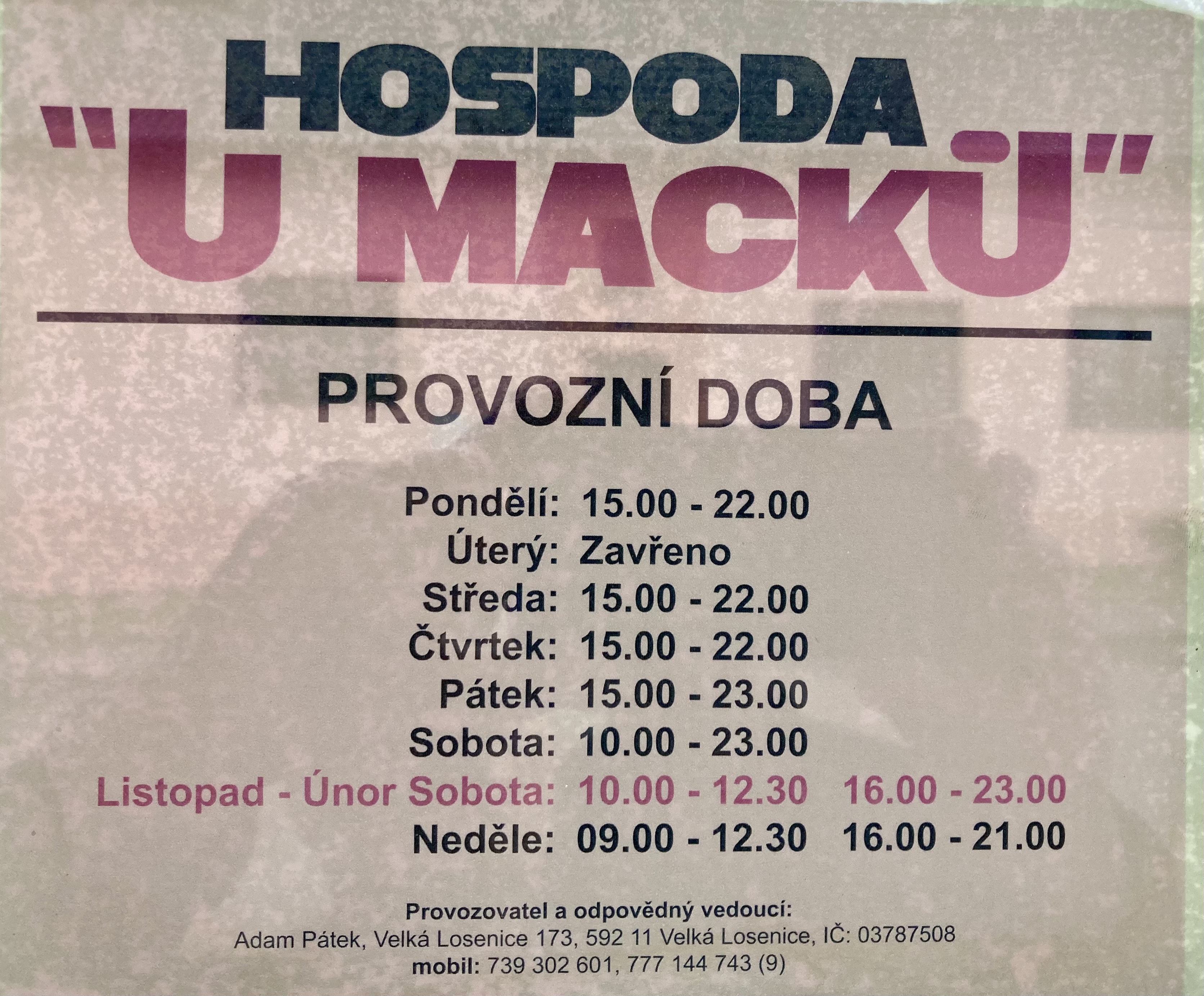 Hospoda u Macků foto 2
