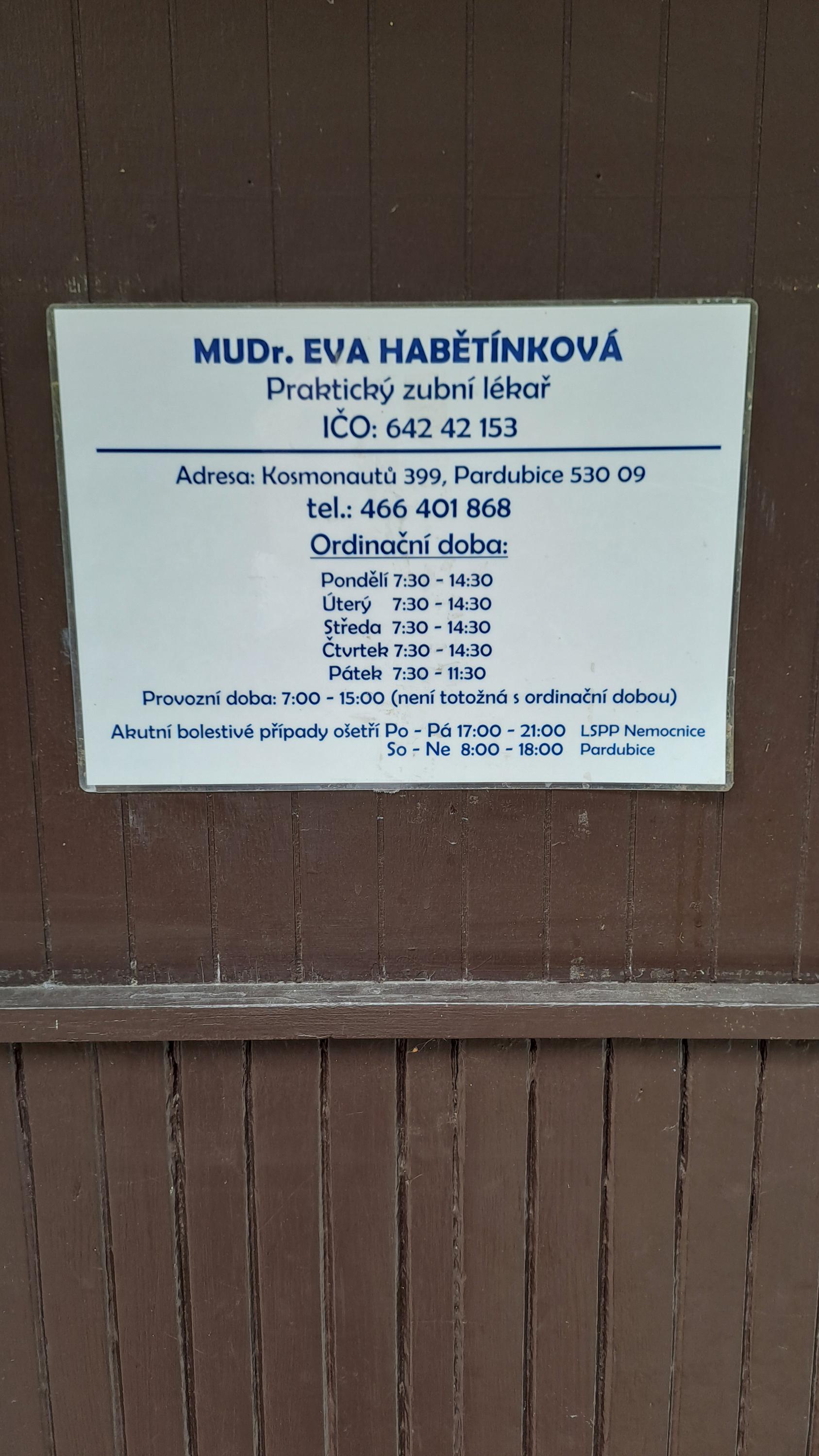 MUDr. Eva Habětínková foto 3