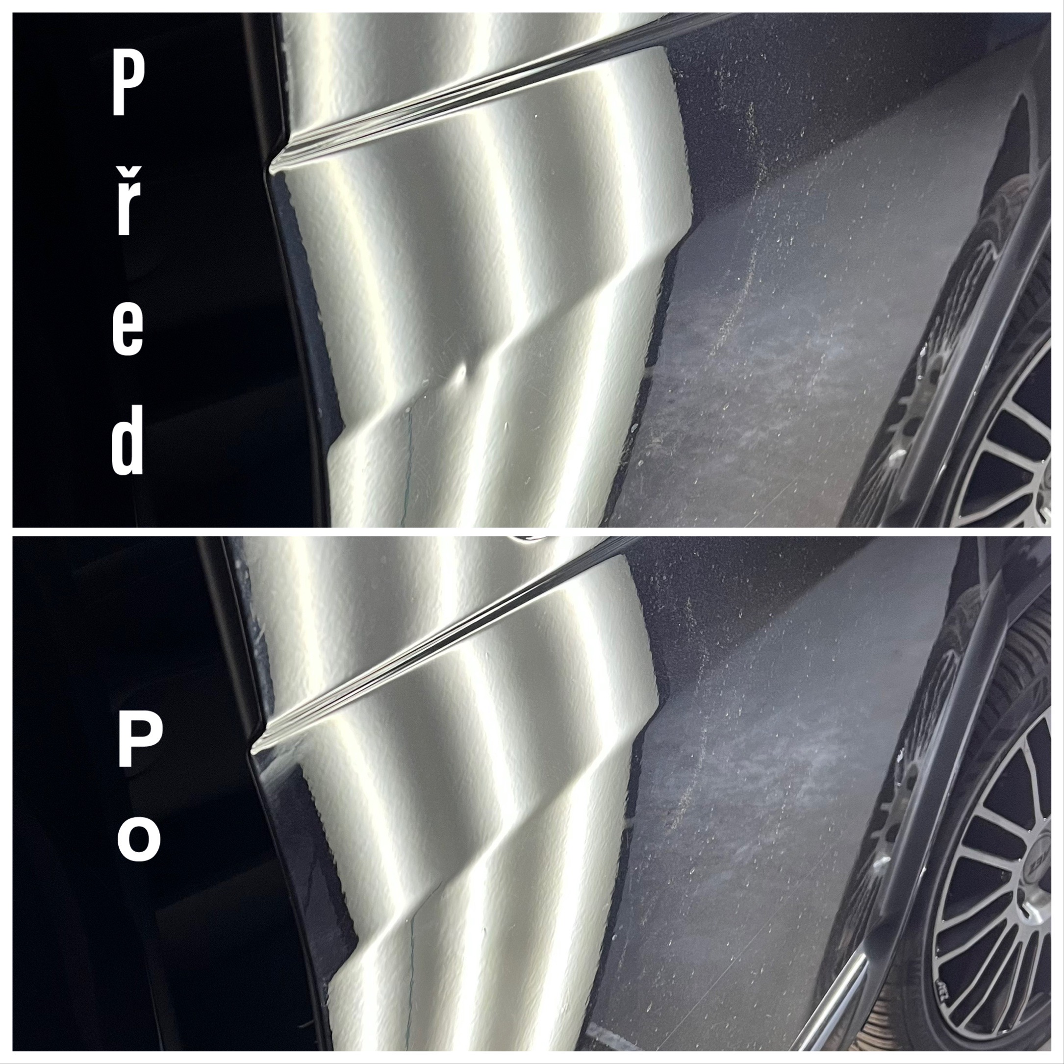 Veselý DŮLEK - oprava auta po kroupách foto 6