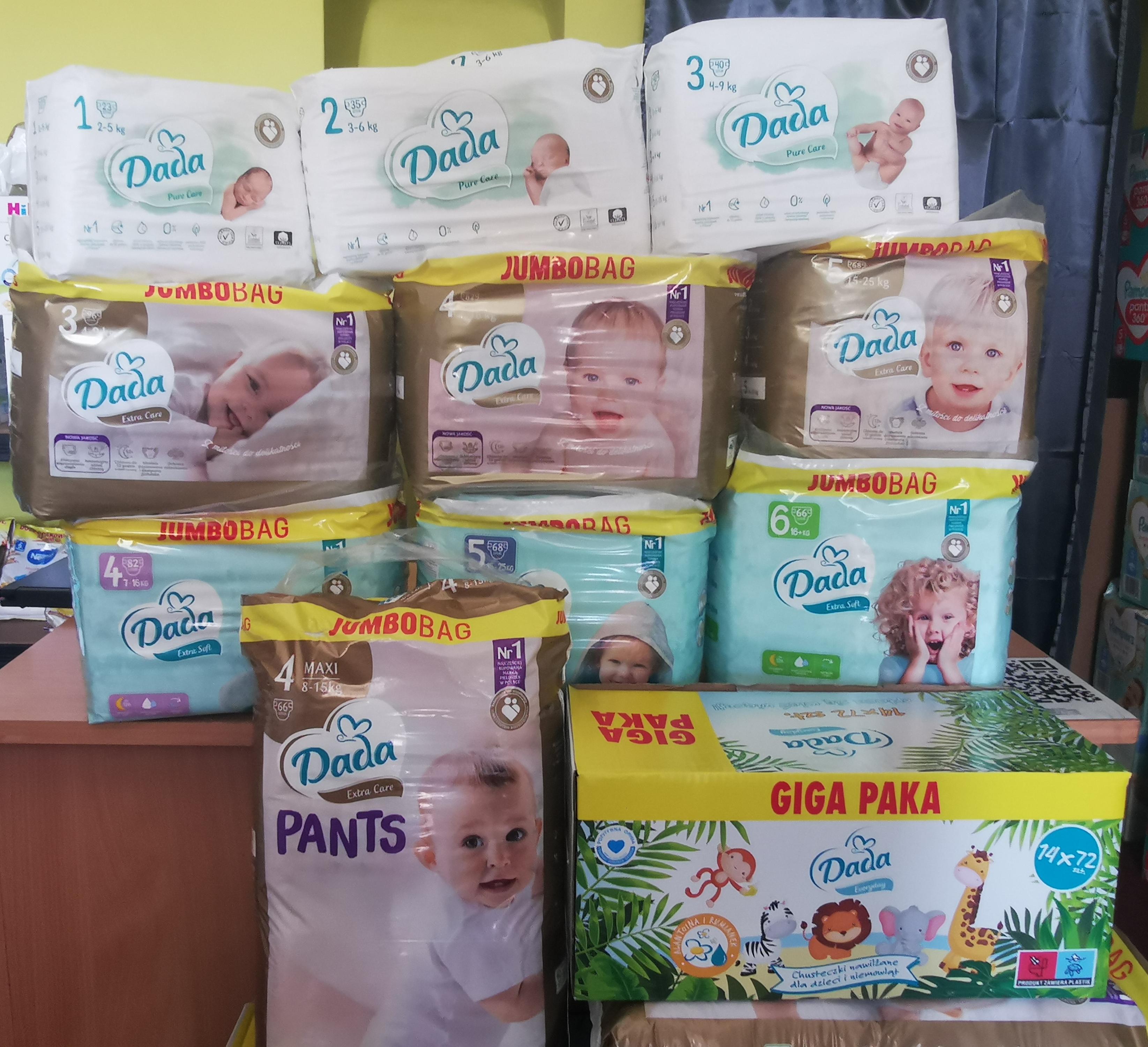 Dětské pleny a drogerie na náměstí