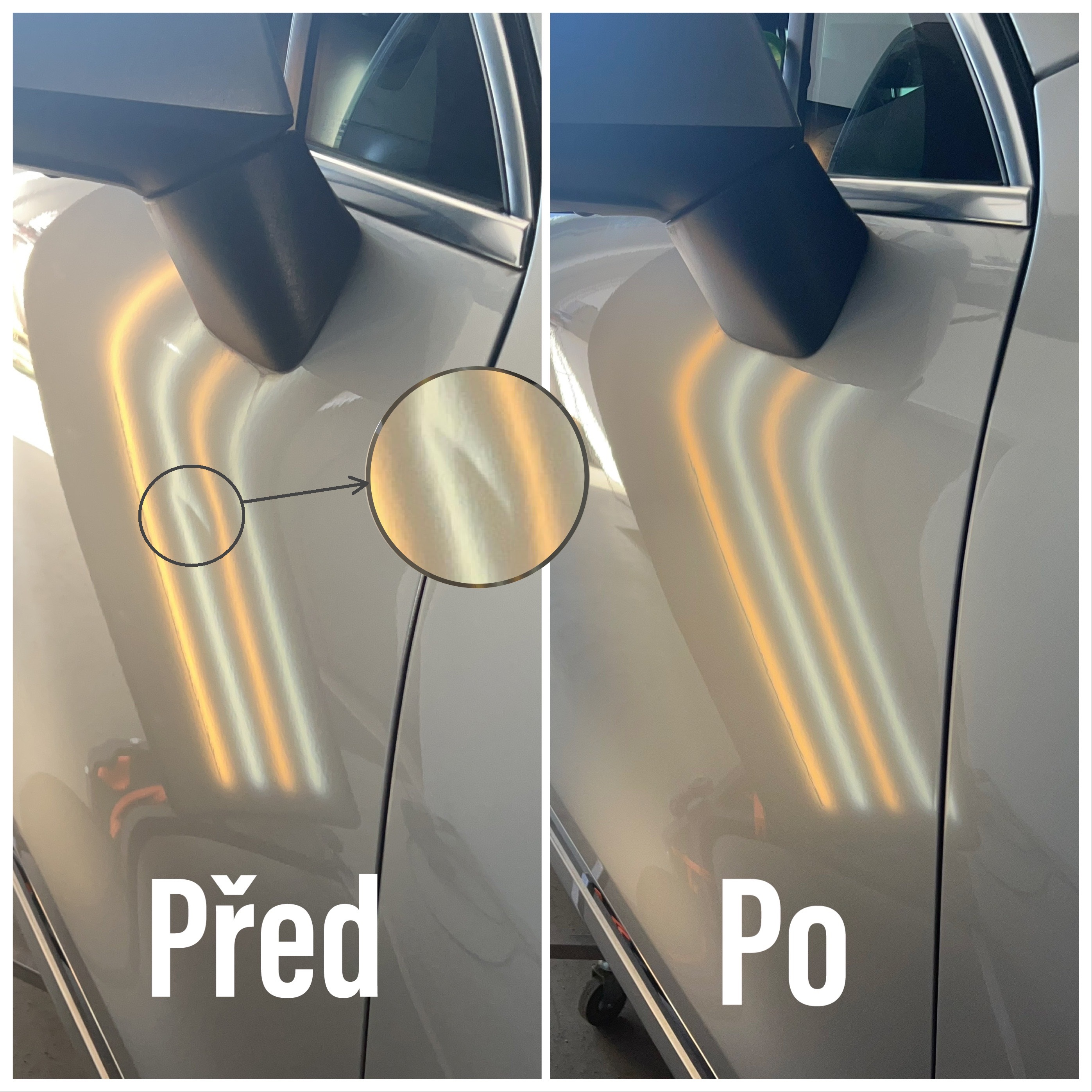 Veselý DŮLEK - oprava auta po kroupách foto 5