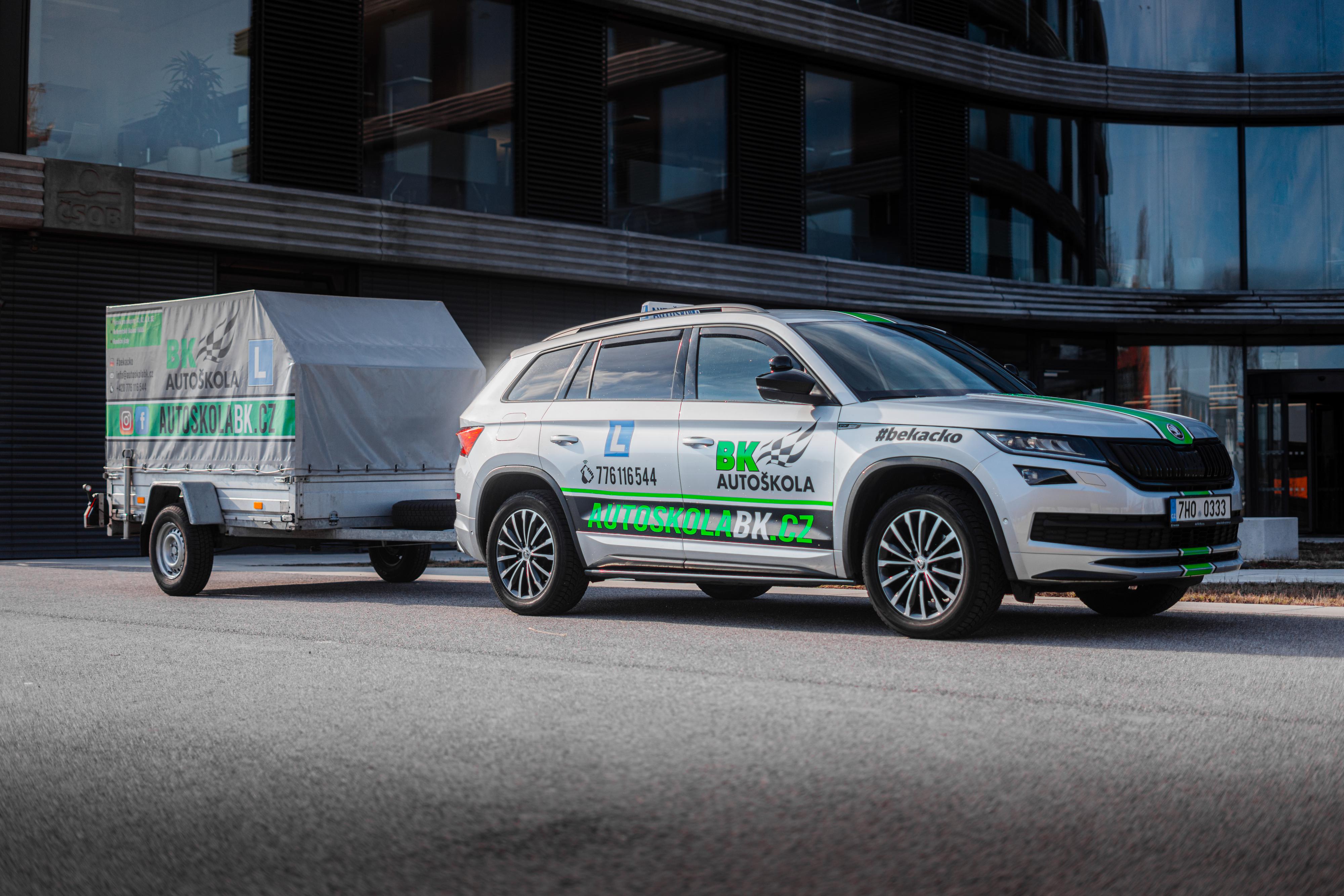 Řidičské oprávnění BE nebo B96