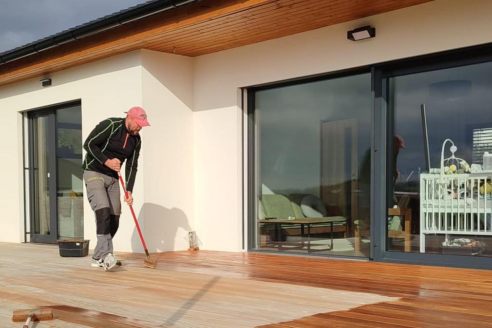 Údržba dřevěných teras