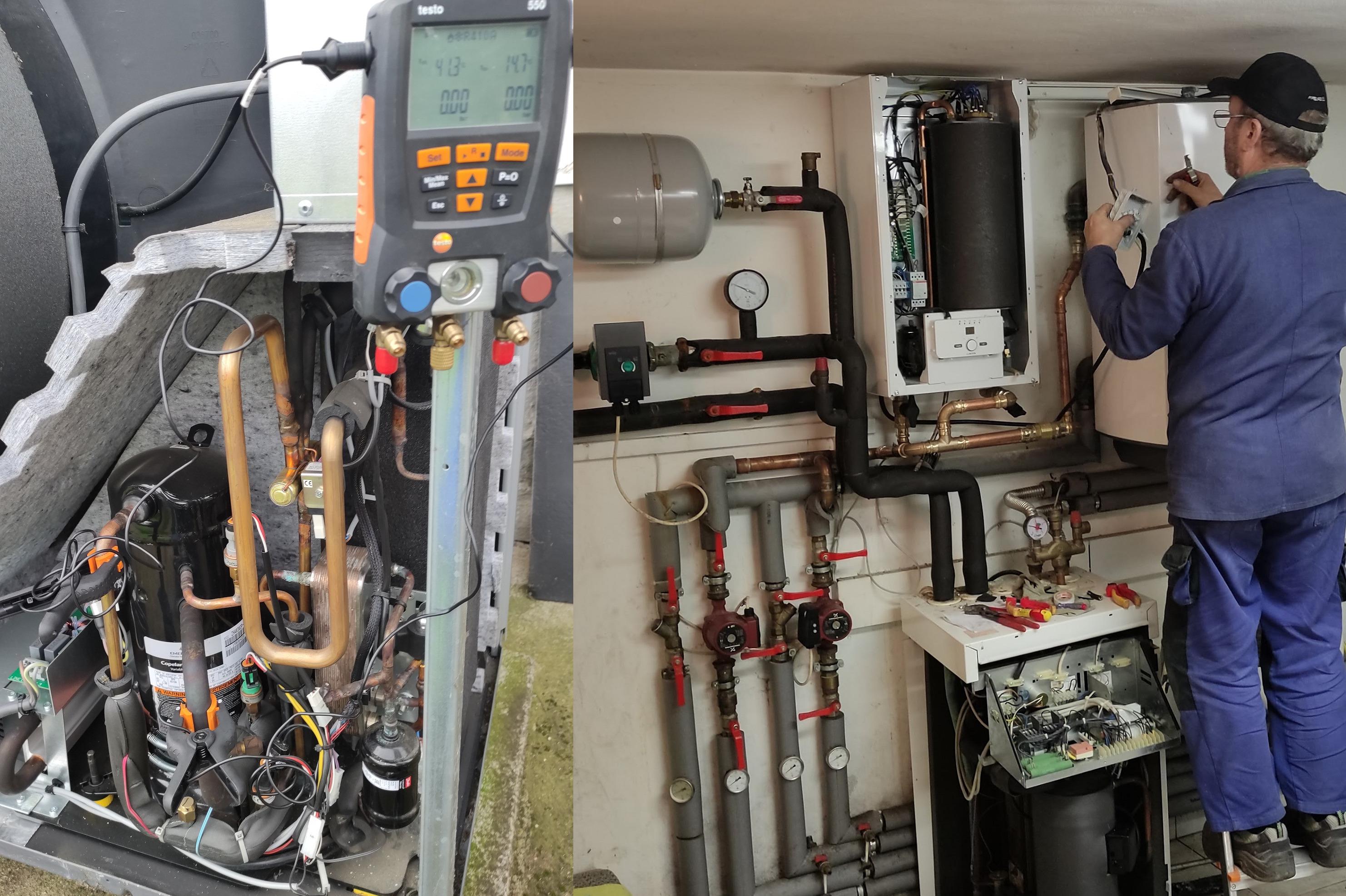 Servis tepelná čerpadla ohřívače vody  elektrokote