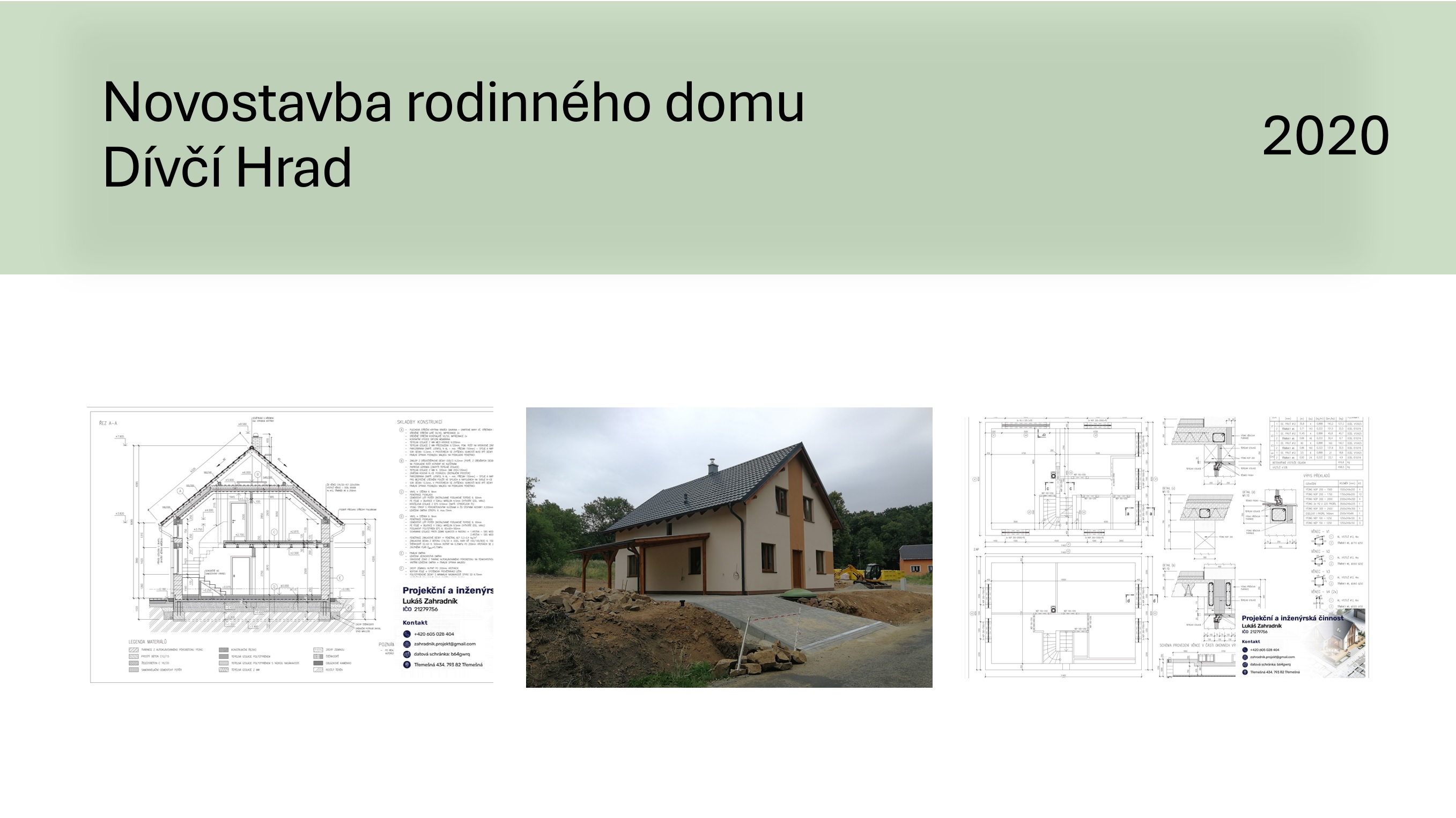 Projekce Zahradník foto 1