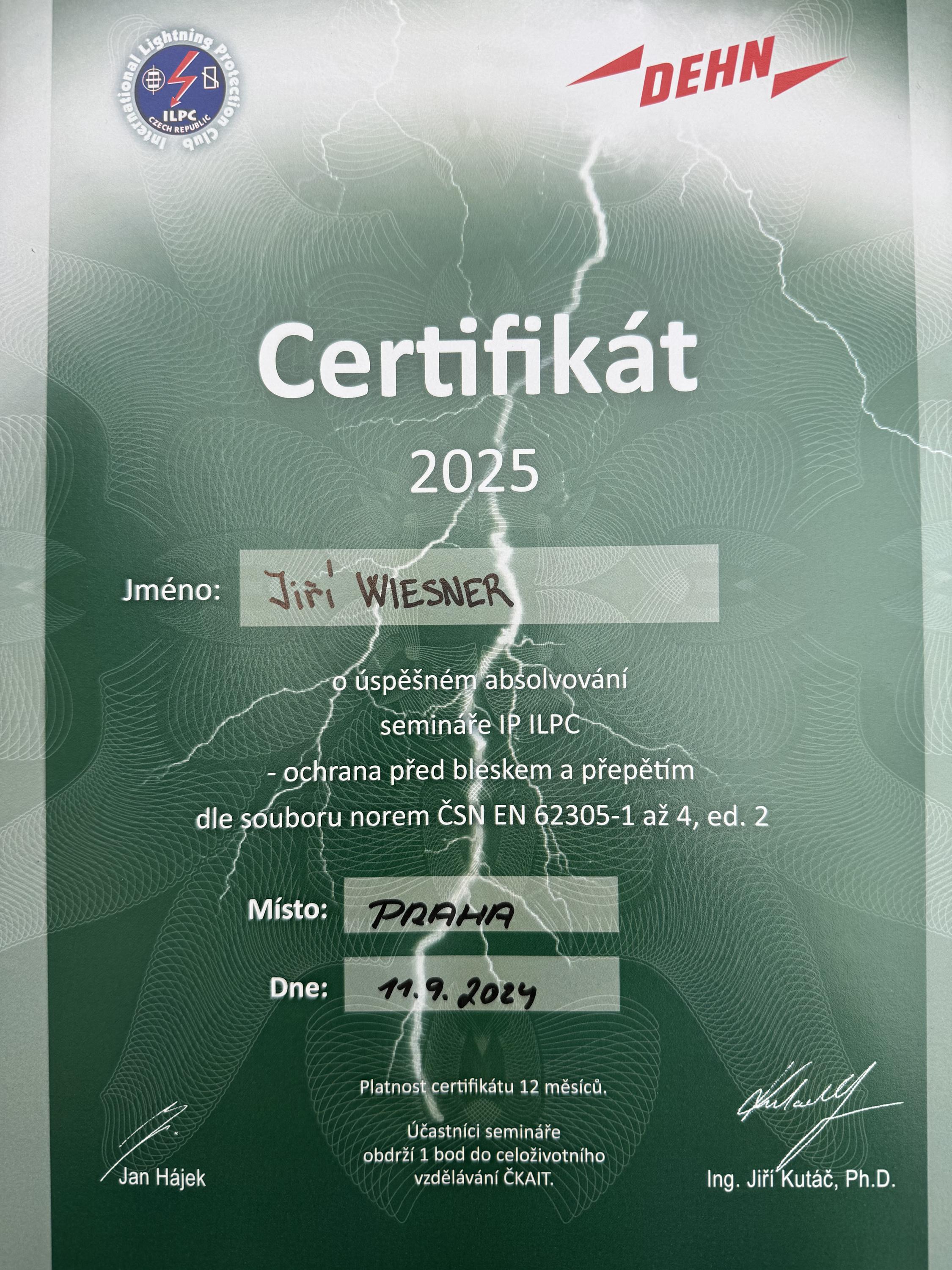 Hromosvody Jiří Wiesner foto 4