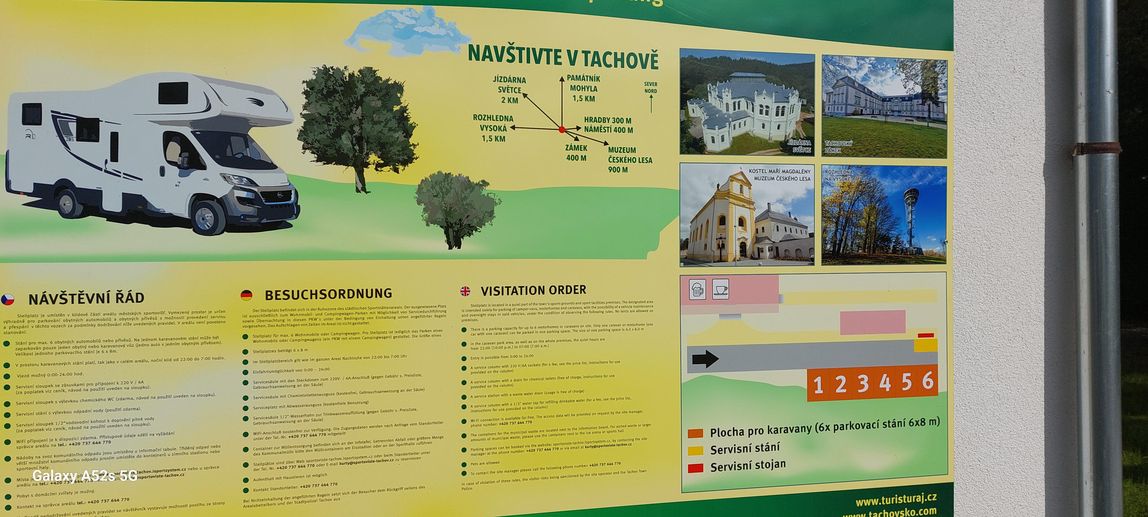 Stellplatz - Sportoviště Tachov foto 2