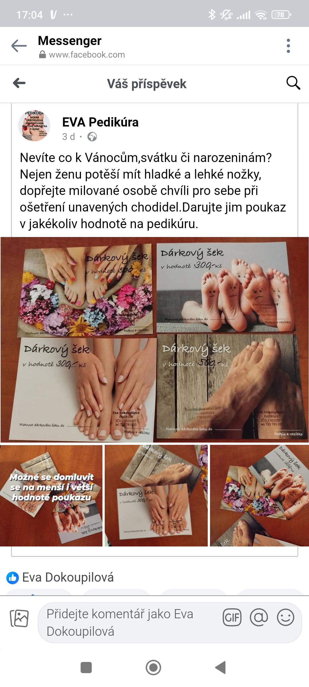 Pedikúra Eva Dokoupilová foto 3