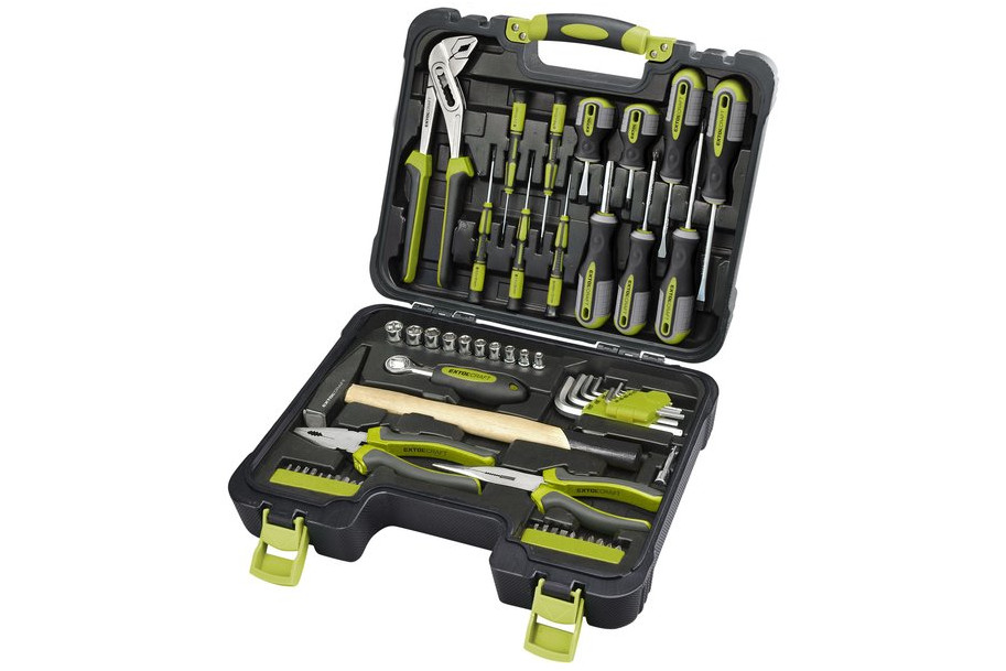 Sada nářadí 57ks 1/4" CrV Extol Craft 6599