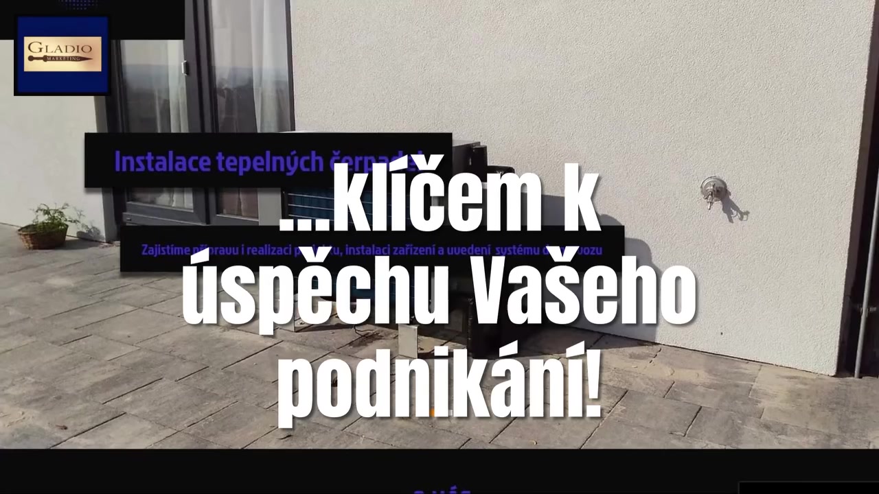 Tvorba webových stránek | Gladio Marketing foto 2 (náhled videa)